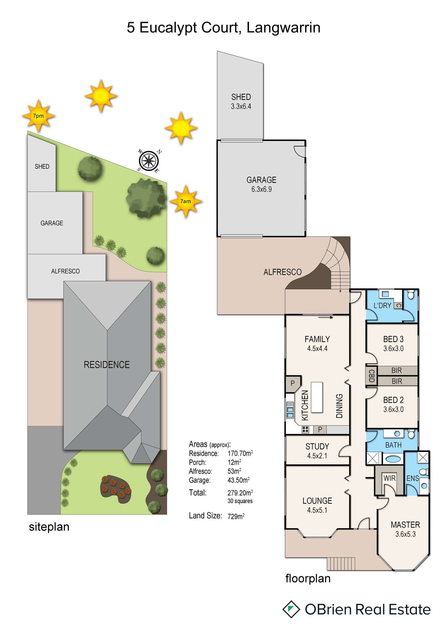 Floorplan of Homely house listing, 5 Eucalypt Court, Langwarrin VIC 3910