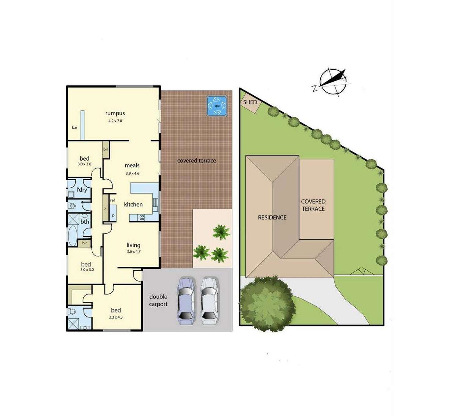 Floorplan of Homely house listing, 2 Veronica Street, Langwarrin VIC 3910