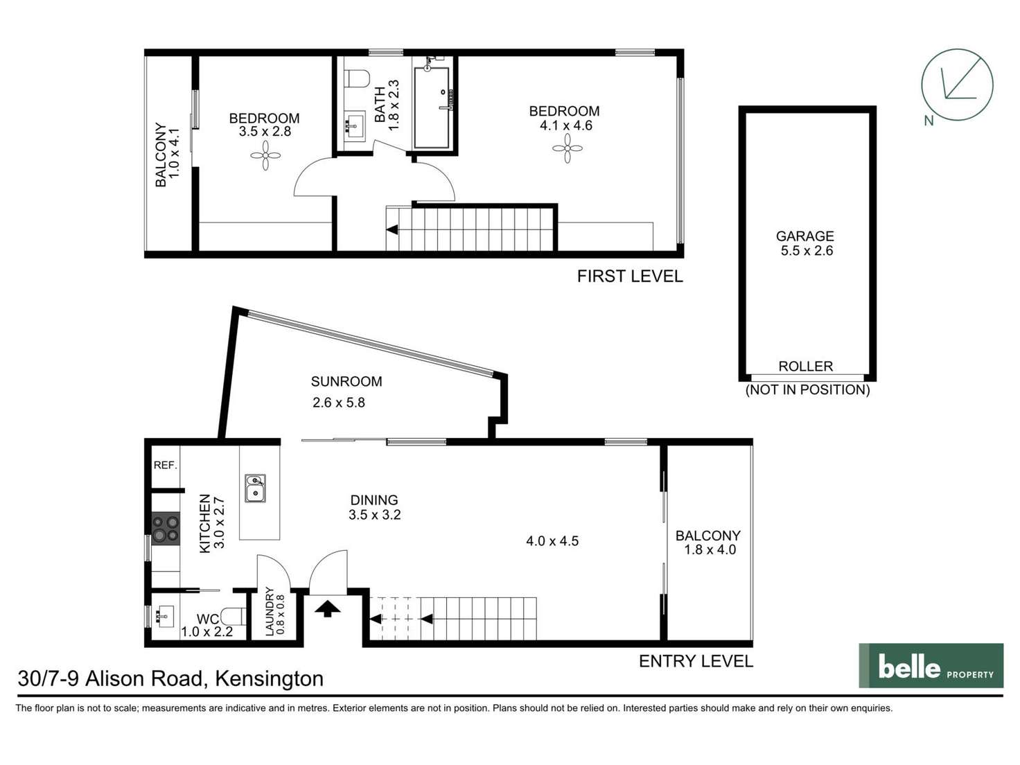 Floorplan of Homely apartment listing, 30/7-9 Alison Road, Kensington NSW 2033
