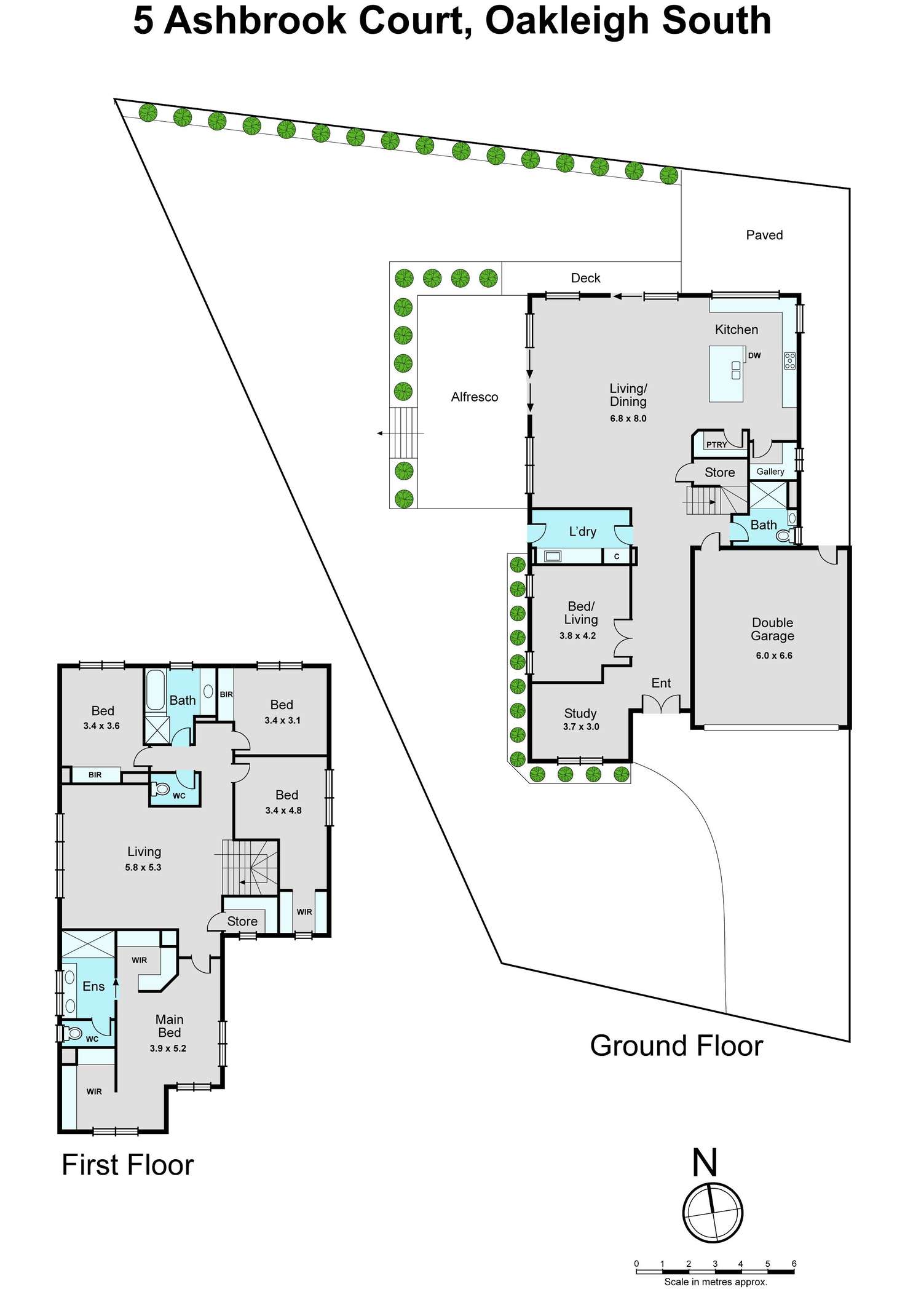 Floorplan of Homely house listing, 5 Ashbrook Court, Oakleigh South VIC 3167