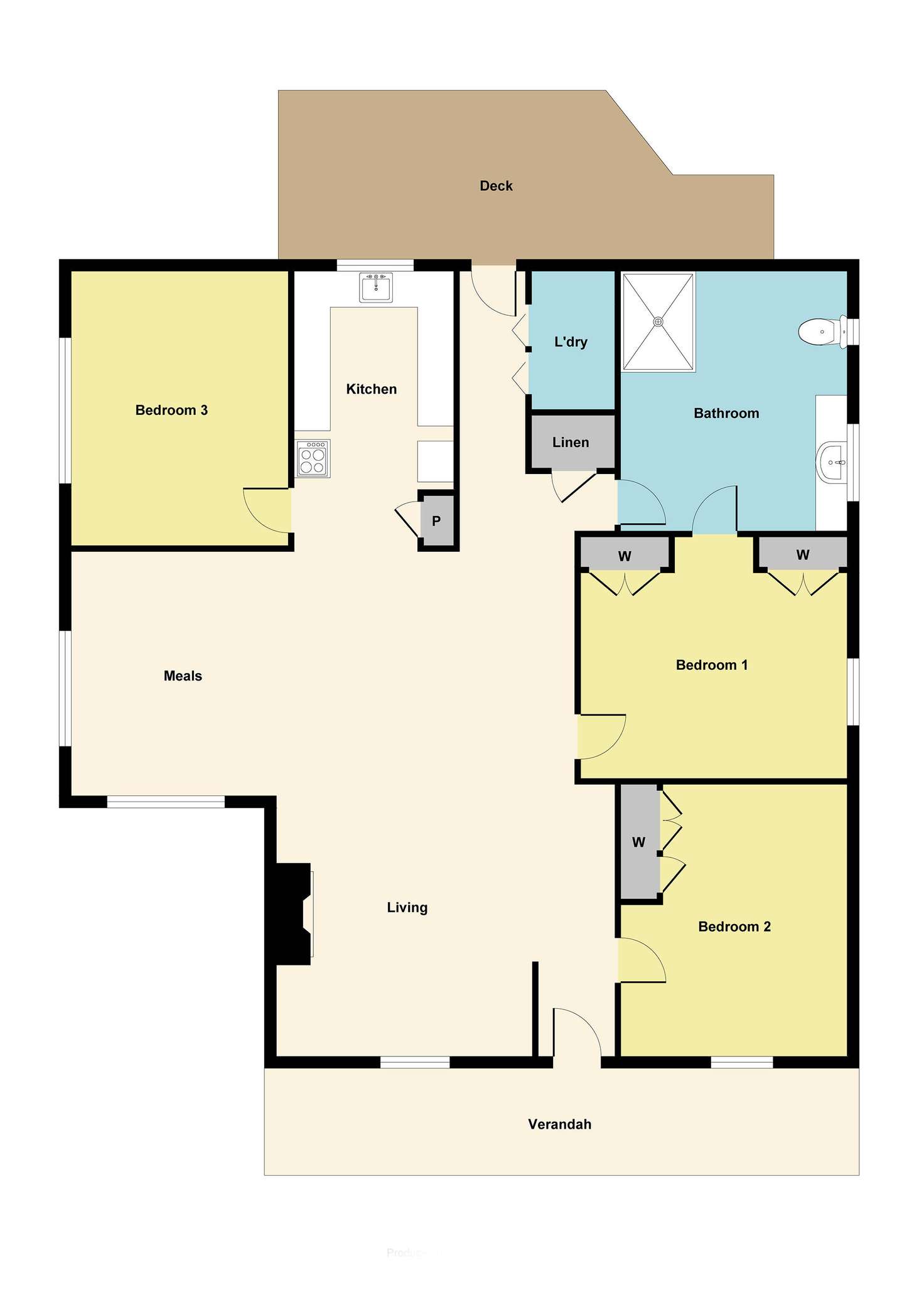 Floorplan of Homely house listing, 42 Princes Street North, Ballarat East VIC 3350