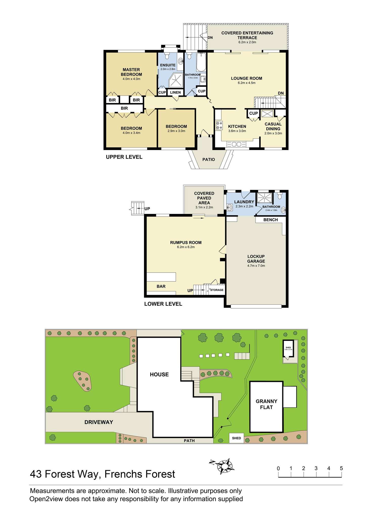Floorplan of Homely house listing, 43 Forest Way, Frenchs Forest NSW 2086