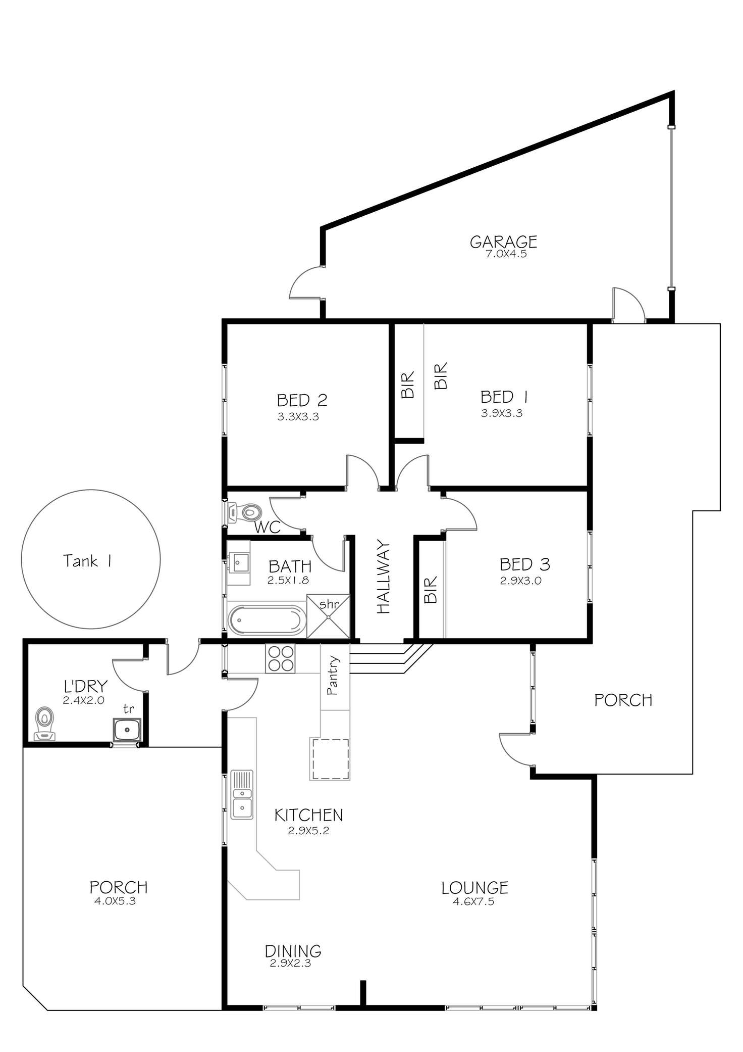 Floorplan of Homely house listing, 63 Flinders Highway, Port Lincoln SA 5606