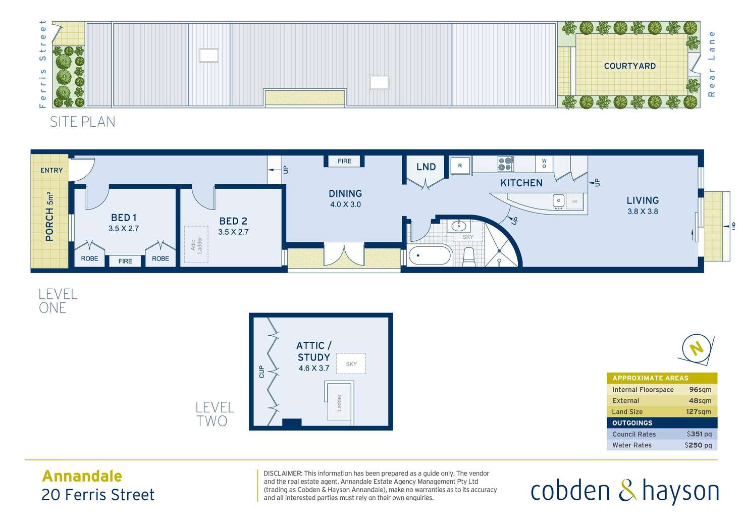 Floorplan of Homely house listing, 20 Ferris Street, Annandale NSW 2038