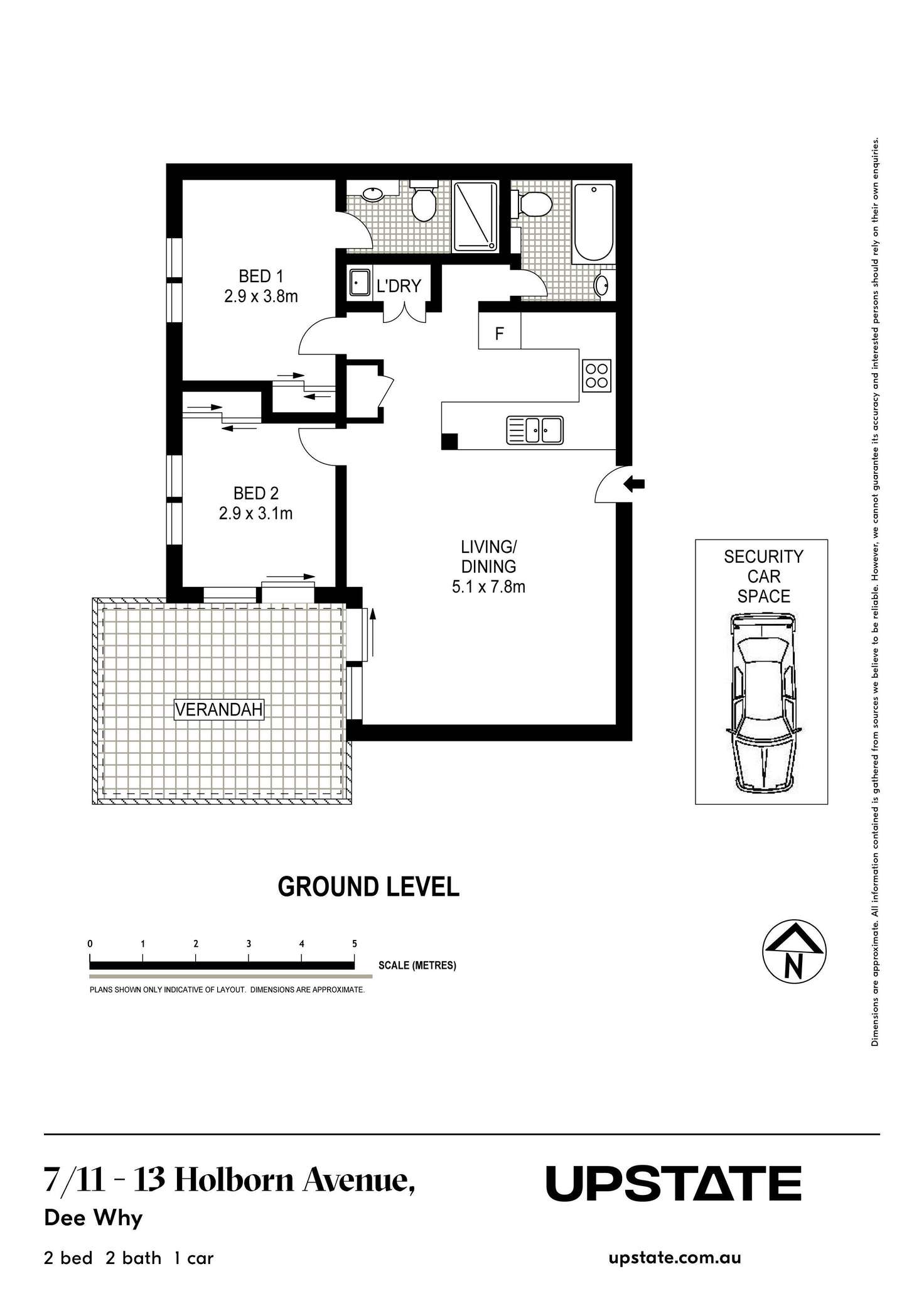 Floorplan of Homely unit listing, 7/11-13 Holborn Avenue, Dee Why NSW 2099