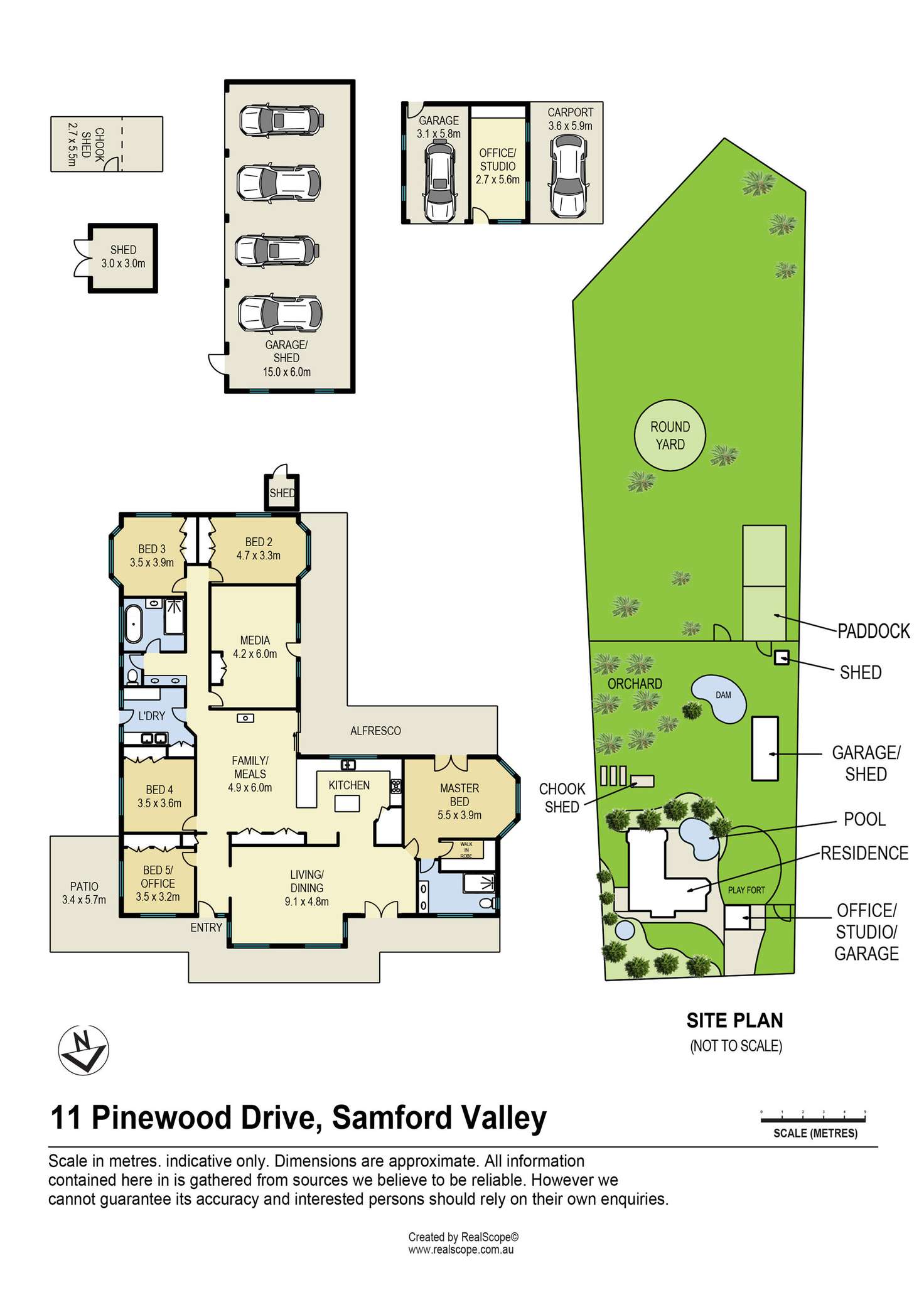 Floorplan of Homely house listing, 11 Pinewood Drive, Samford Valley QLD 4520