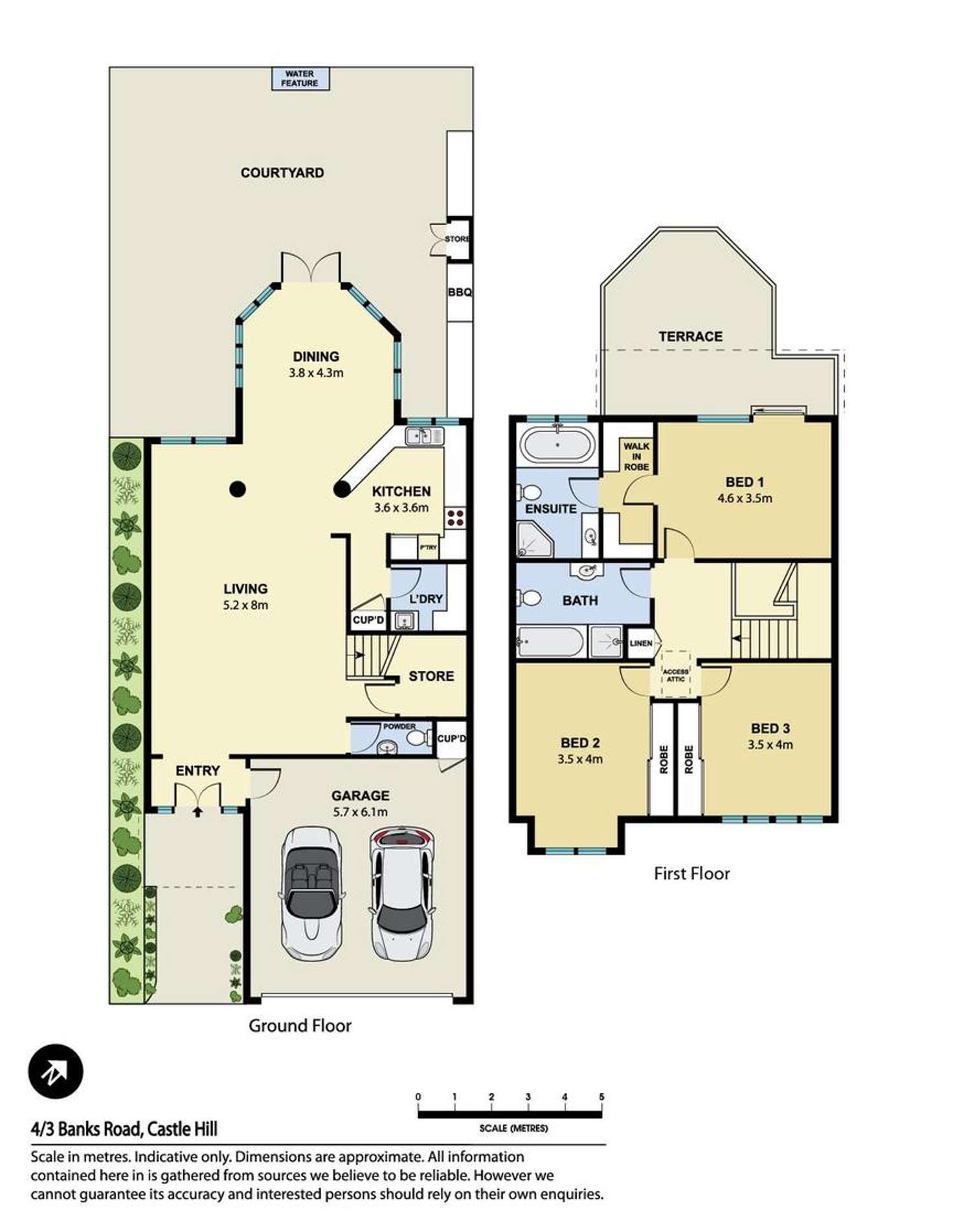 Floorplan of Homely house listing, 4/3 Banks Road, Castle Hill NSW 2154