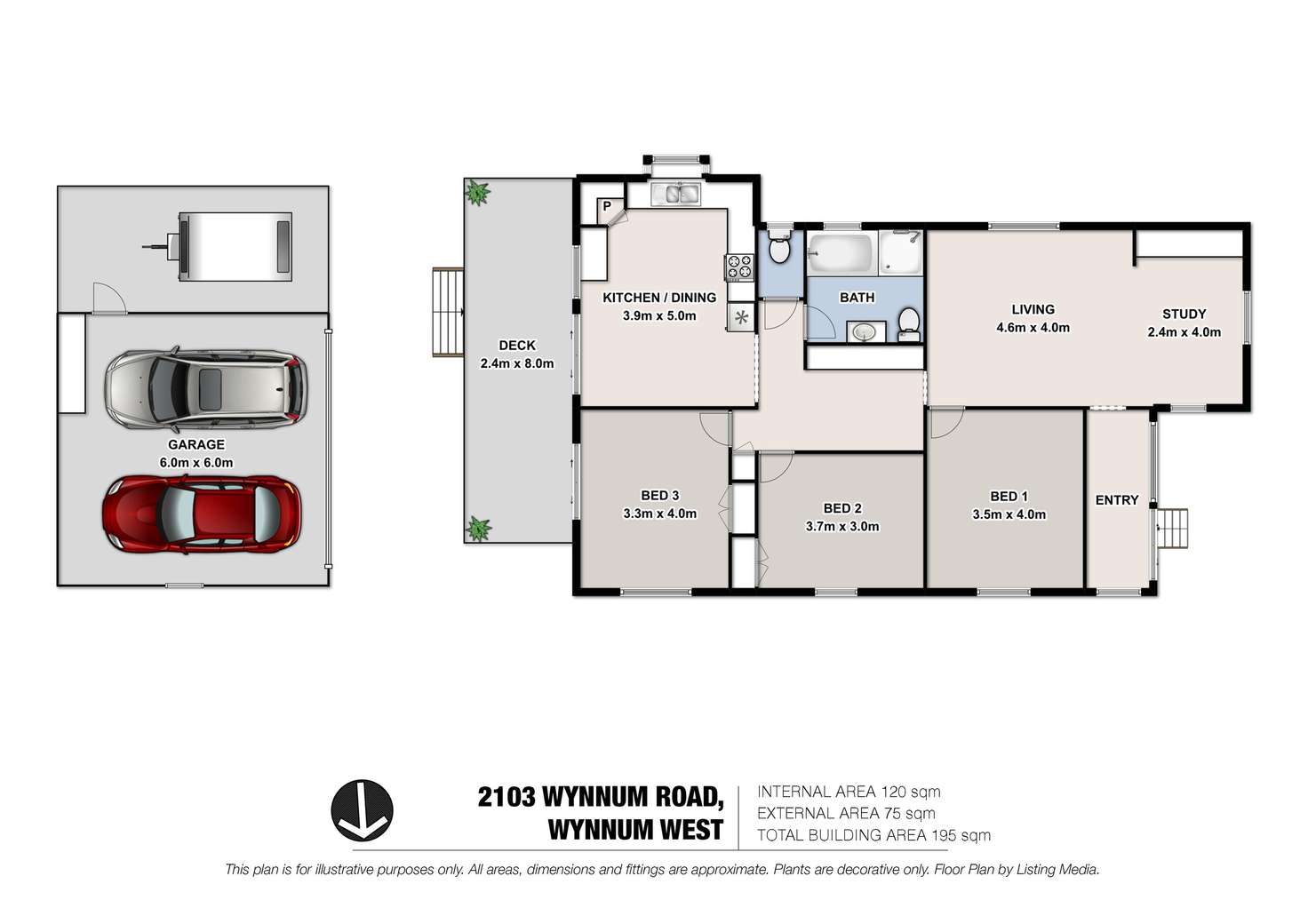 Floorplan of Homely house listing, 2103 Wynnum Road, Wynnum West QLD 4178