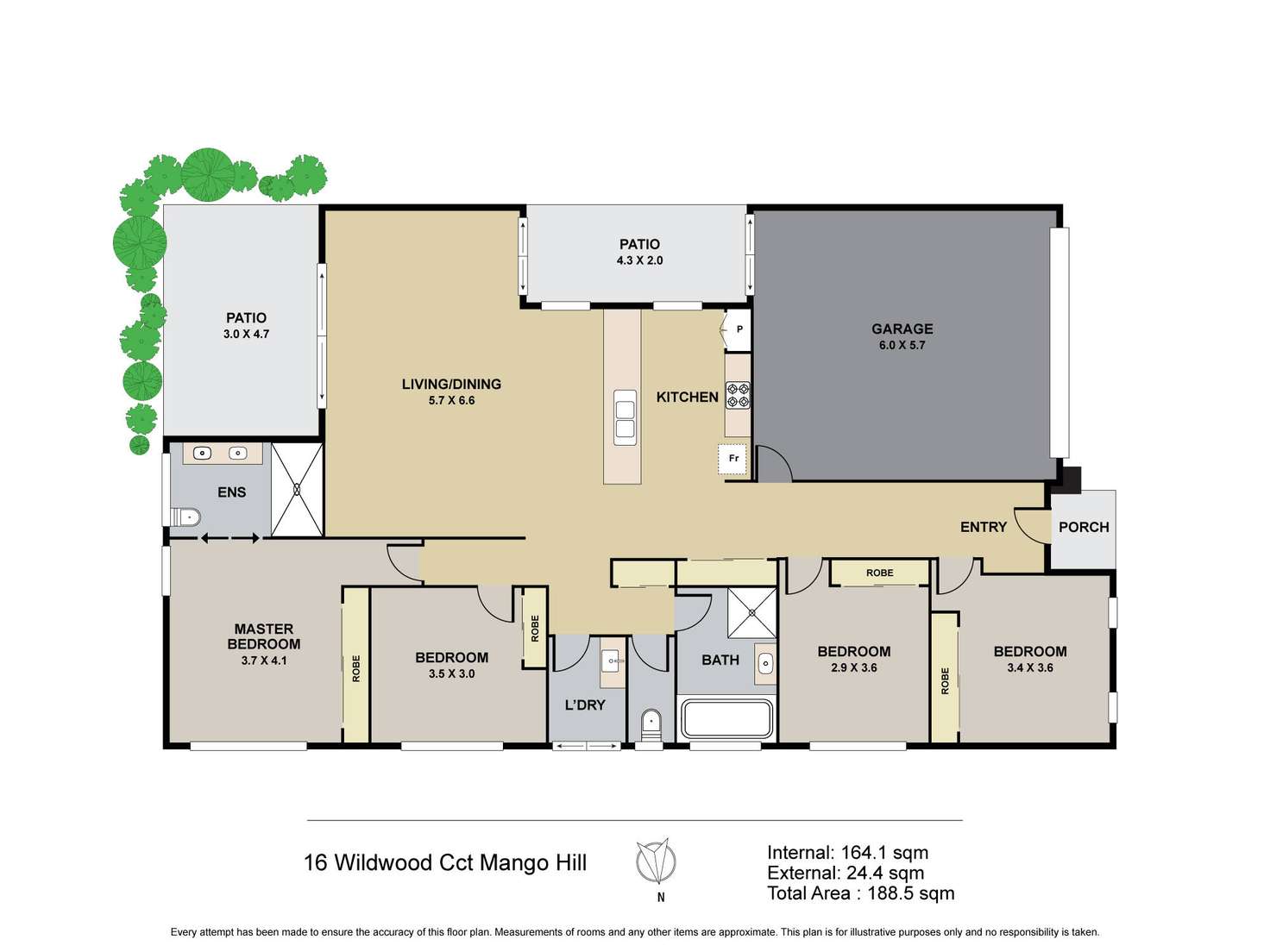 Floorplan of Homely house listing, 16 Wildwood Circuit, Mango Hill QLD 4509