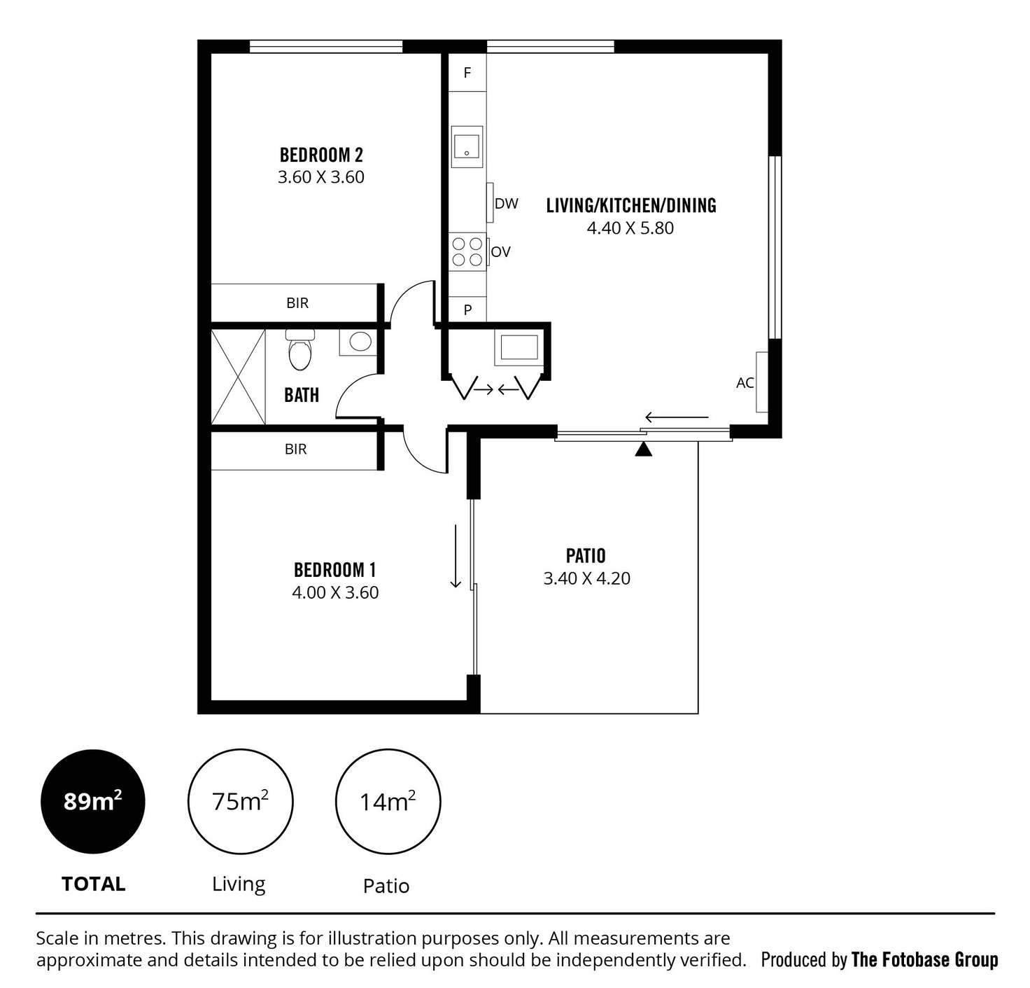 Floorplan of Homely unit listing, 37/18 Moseley Street, Glenelg SA 5045