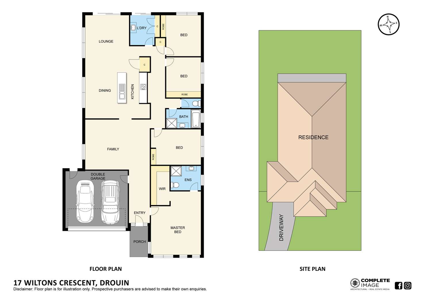 Floorplan of Homely house listing, 17 Wiltons Crescent, Drouin VIC 3818