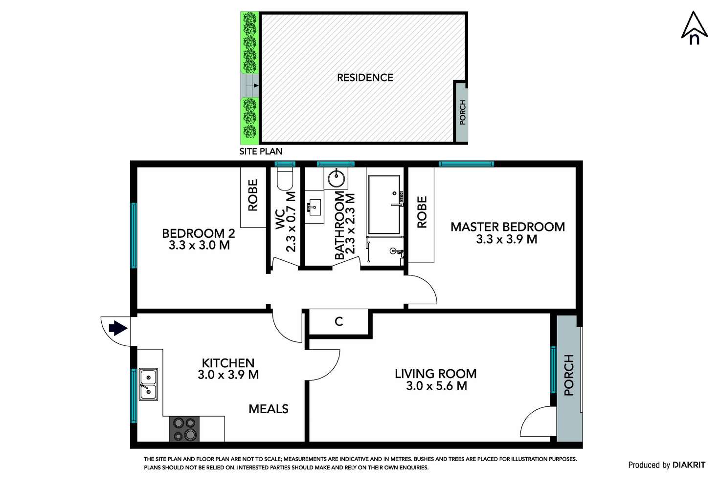 Floorplan of Homely unit listing, 1-3/11 Nicholas Street, Broadmeadows VIC 3047