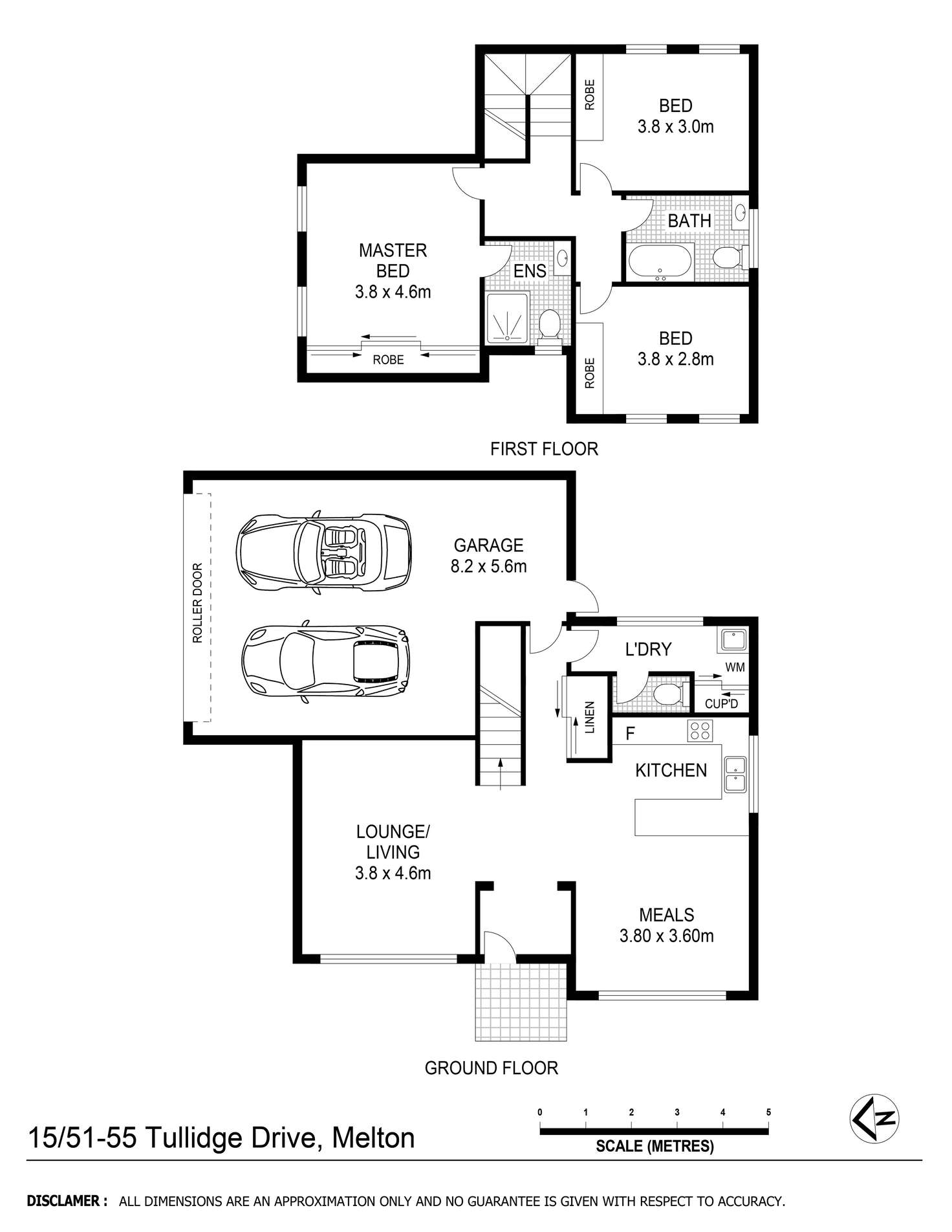 Floorplan of Homely unit listing, 15 Angelo Court, Melton VIC 3337