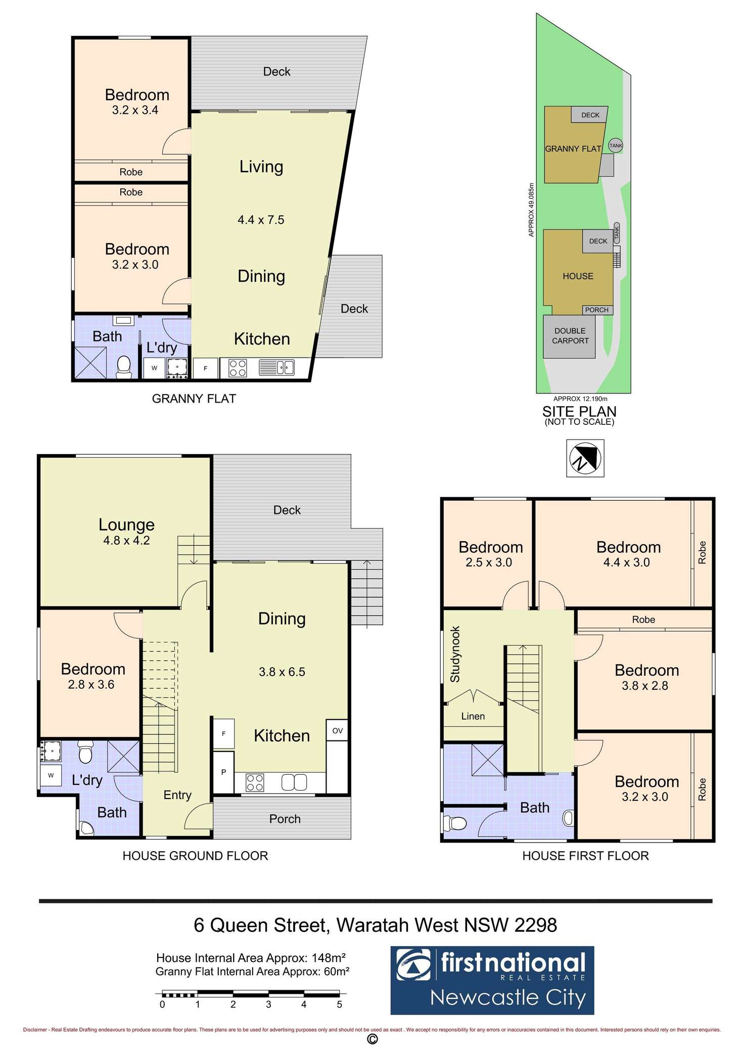 Floorplan of Homely house listing, 6 Queen Street, Waratah West NSW 2298