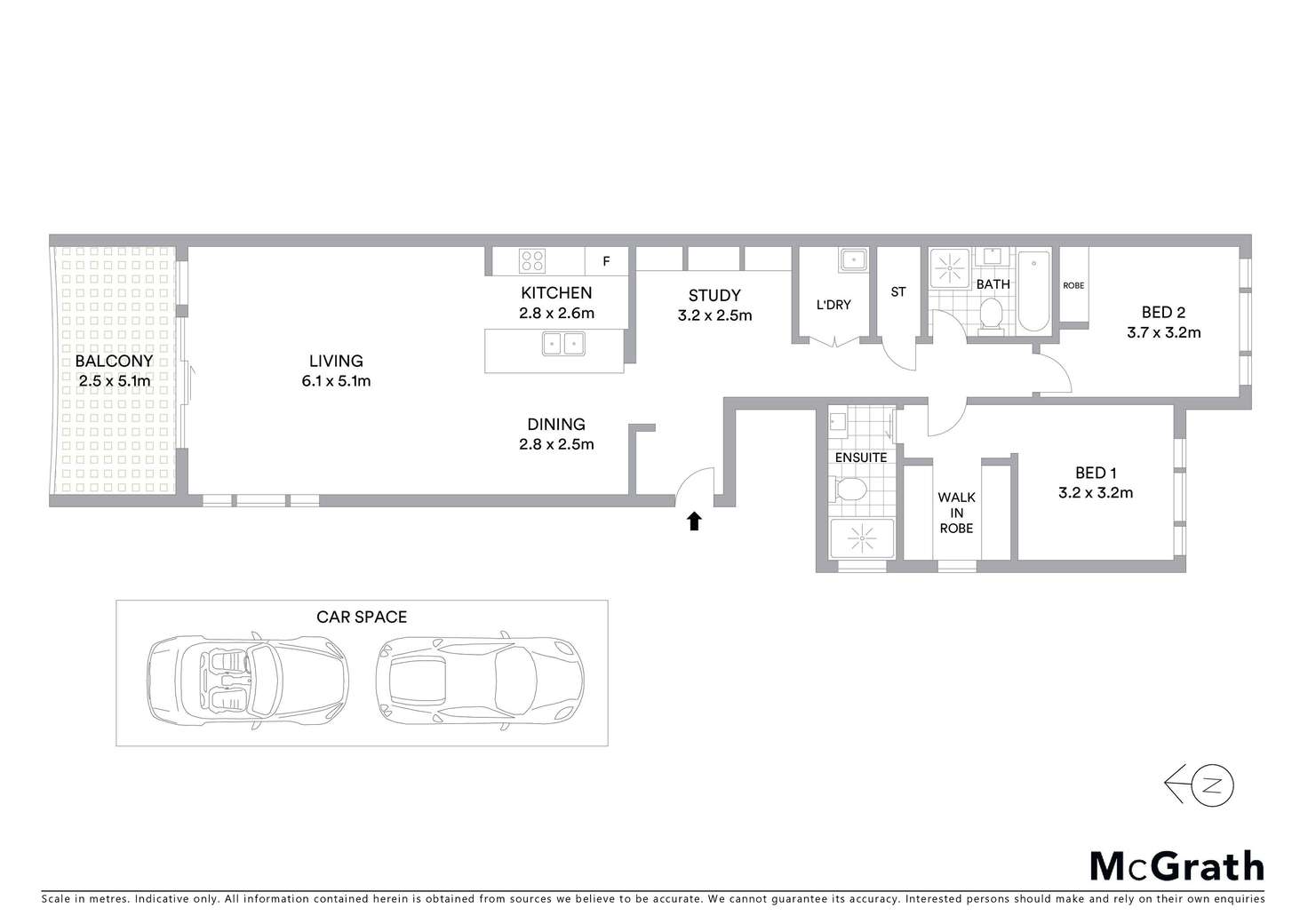 Floorplan of Homely apartment listing, 103/104A Bay Street, Pagewood NSW 2035