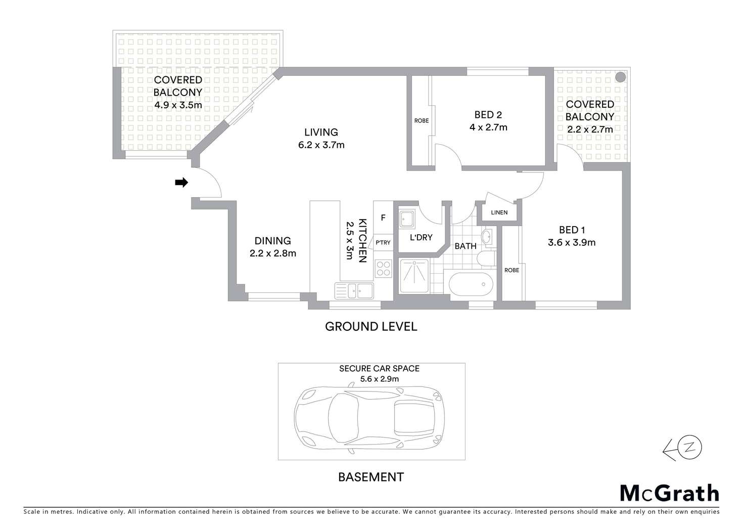 Floorplan of Homely apartment listing, 1/149 Todman Avenue, Kensington NSW 2033
