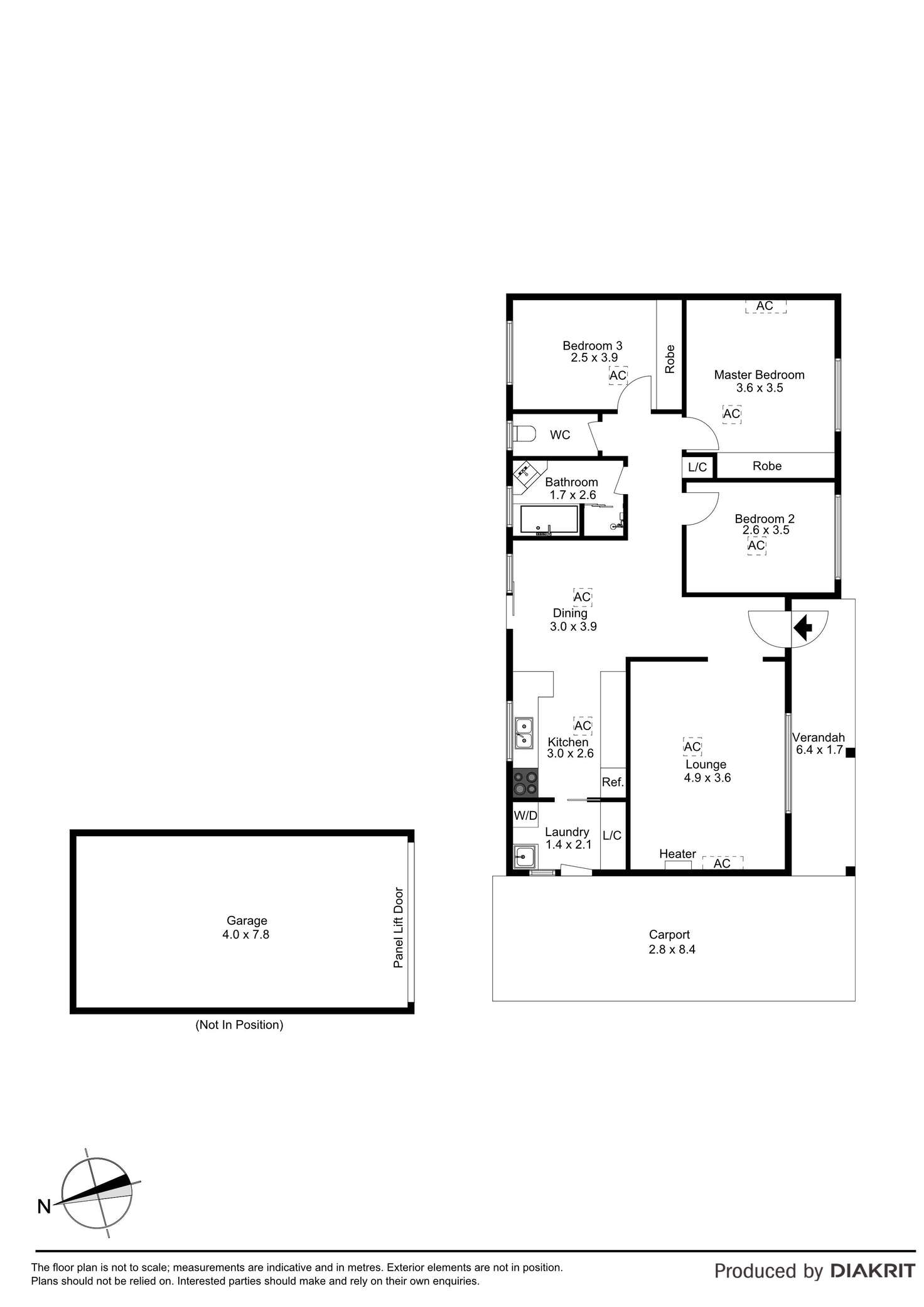 Floorplan of Homely house listing, 2 Burstall Court, Parafield Gardens SA 5107