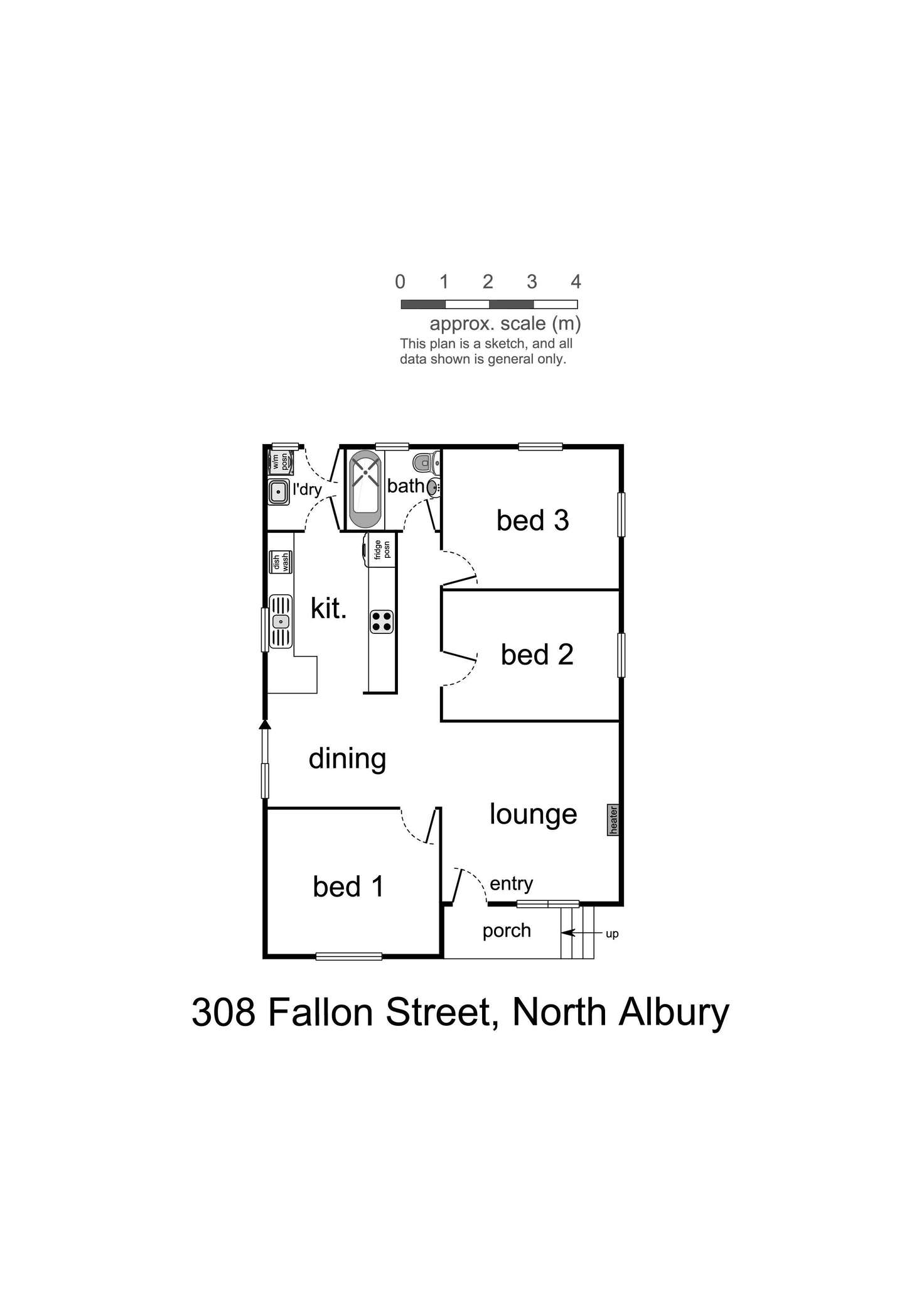 Floorplan of Homely house listing, 308 Fallon Street, North Albury NSW 2640