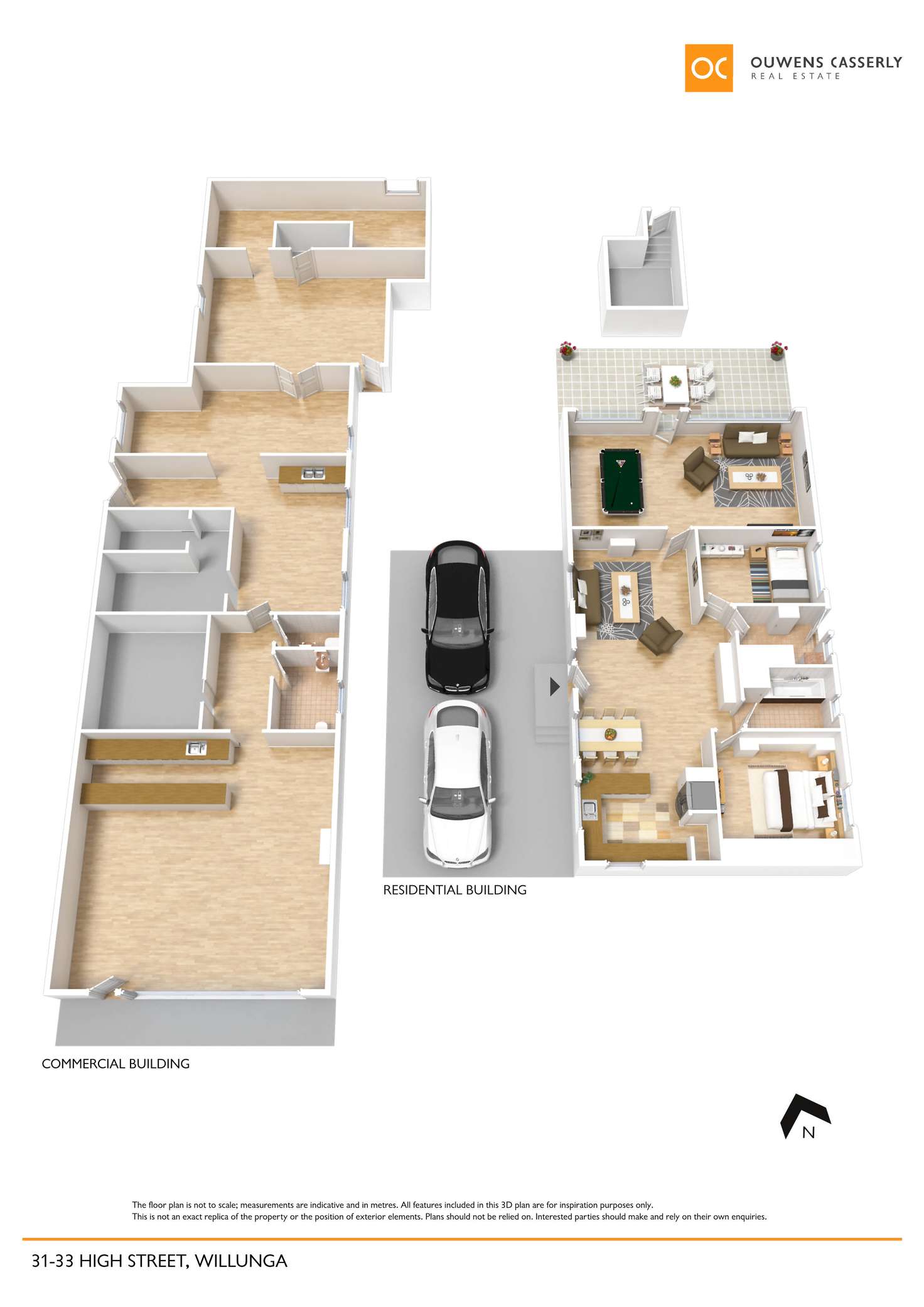 Floorplan of Homely unit listing, 1/31 - 33 High Street, Willunga SA 5172