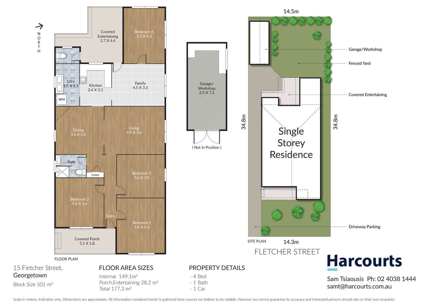 Floorplan of Homely house listing, 15 Fletcher Street, Georgetown NSW 2298