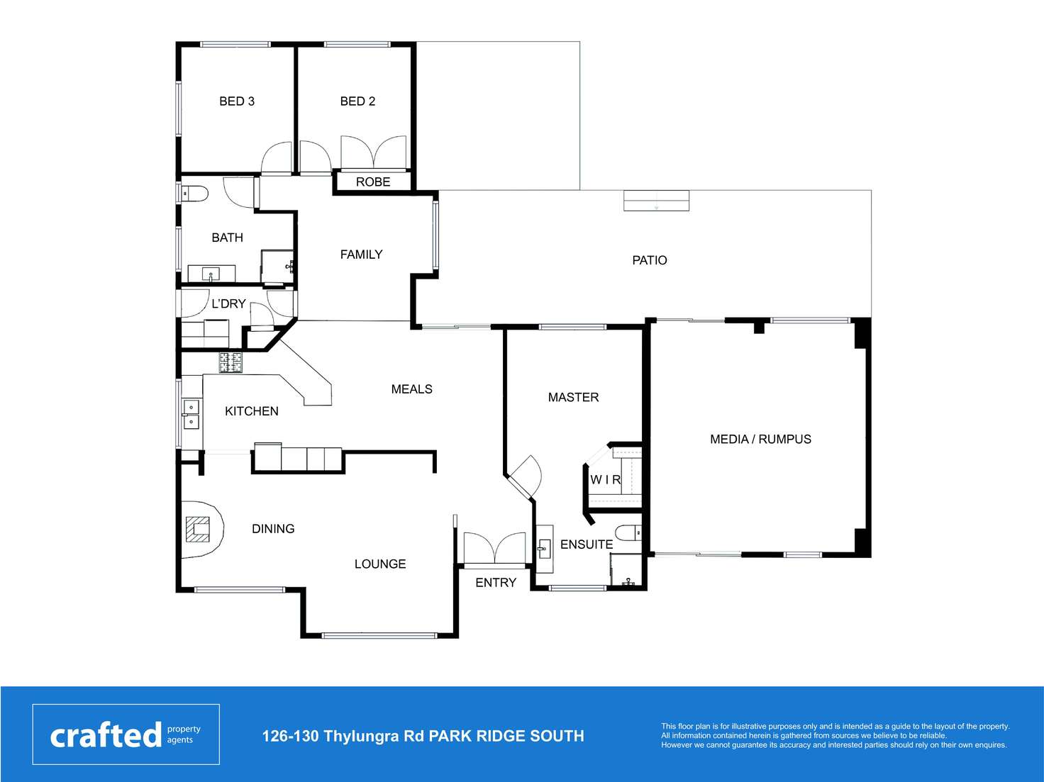 Floorplan of Homely house listing, 126-130 Thylungra Road, Park Ridge South QLD 4125