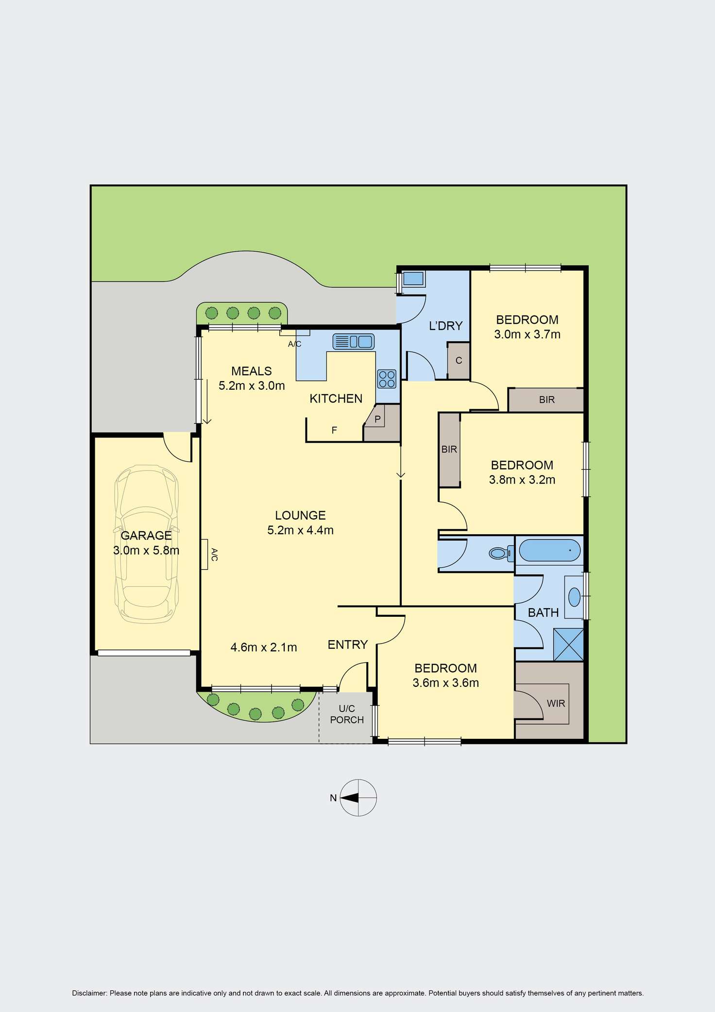 Floorplan of Homely villa listing, 2/30 Highlands Avenue, Airport West VIC 3042