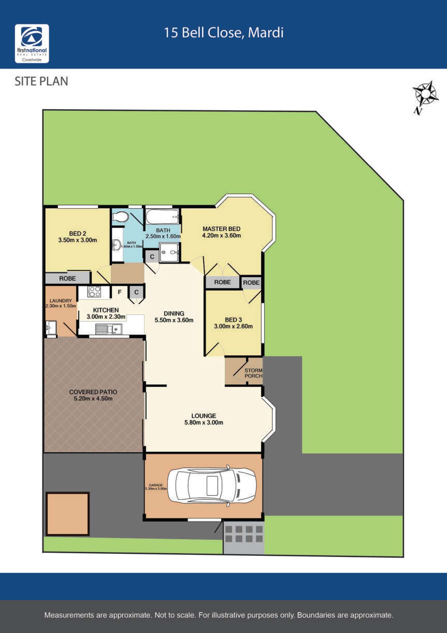 Floorplan of Homely house listing, 15 Bell Close, Mardi NSW 2259