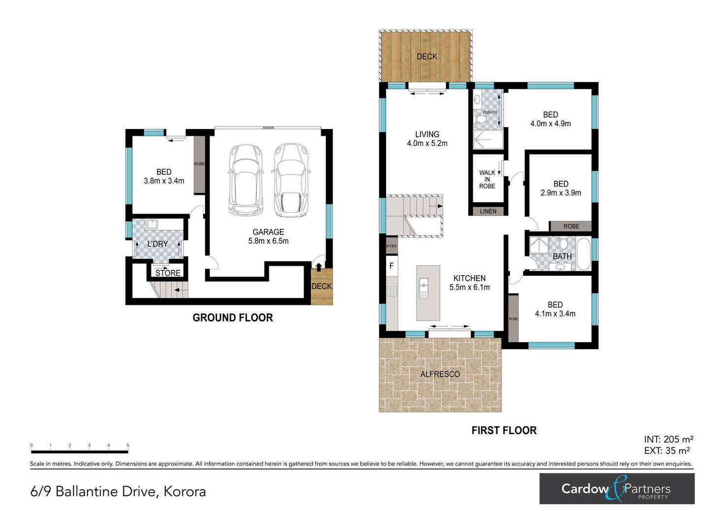 Floorplan of Homely house listing, 6/9 Ballantine Drive, Korora NSW 2450