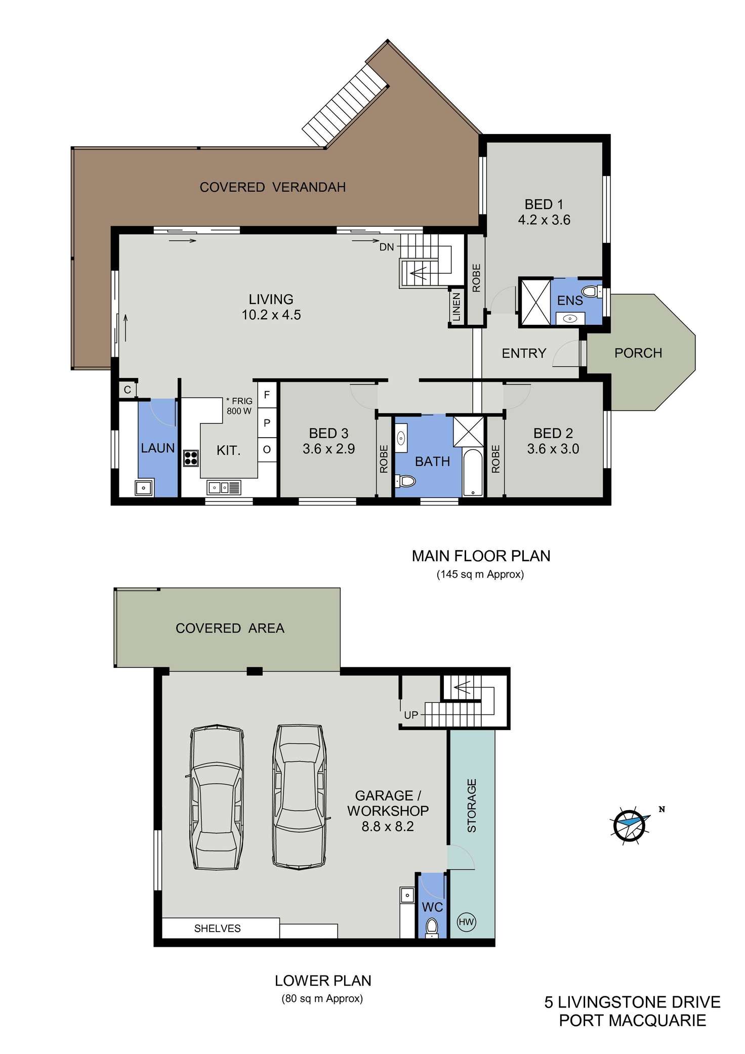 Floorplan of Homely house listing, 5 Livingstone Road, Port Macquarie NSW 2444