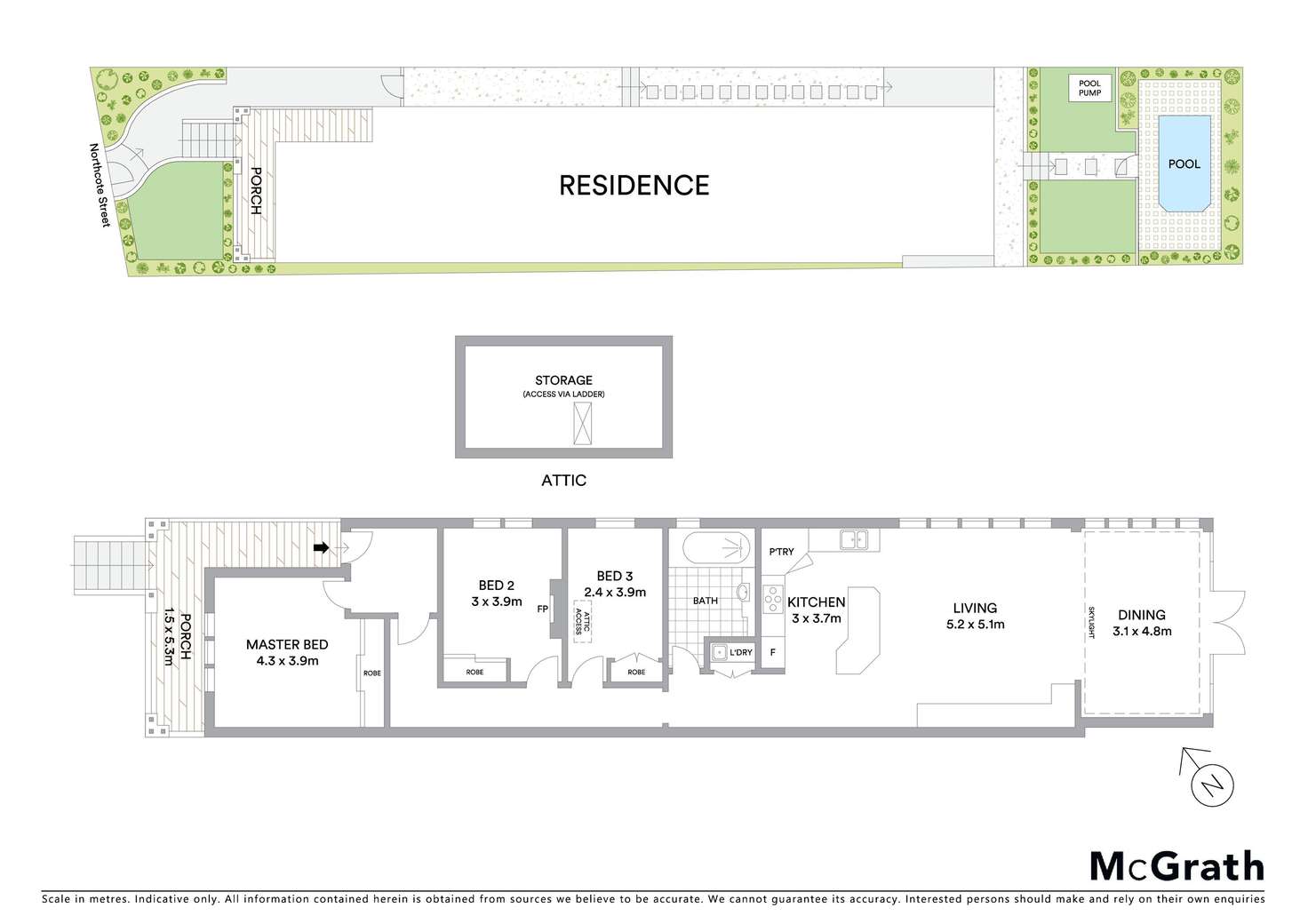 Floorplan of Homely house listing, 71 Northcote Street, Naremburn NSW 2065
