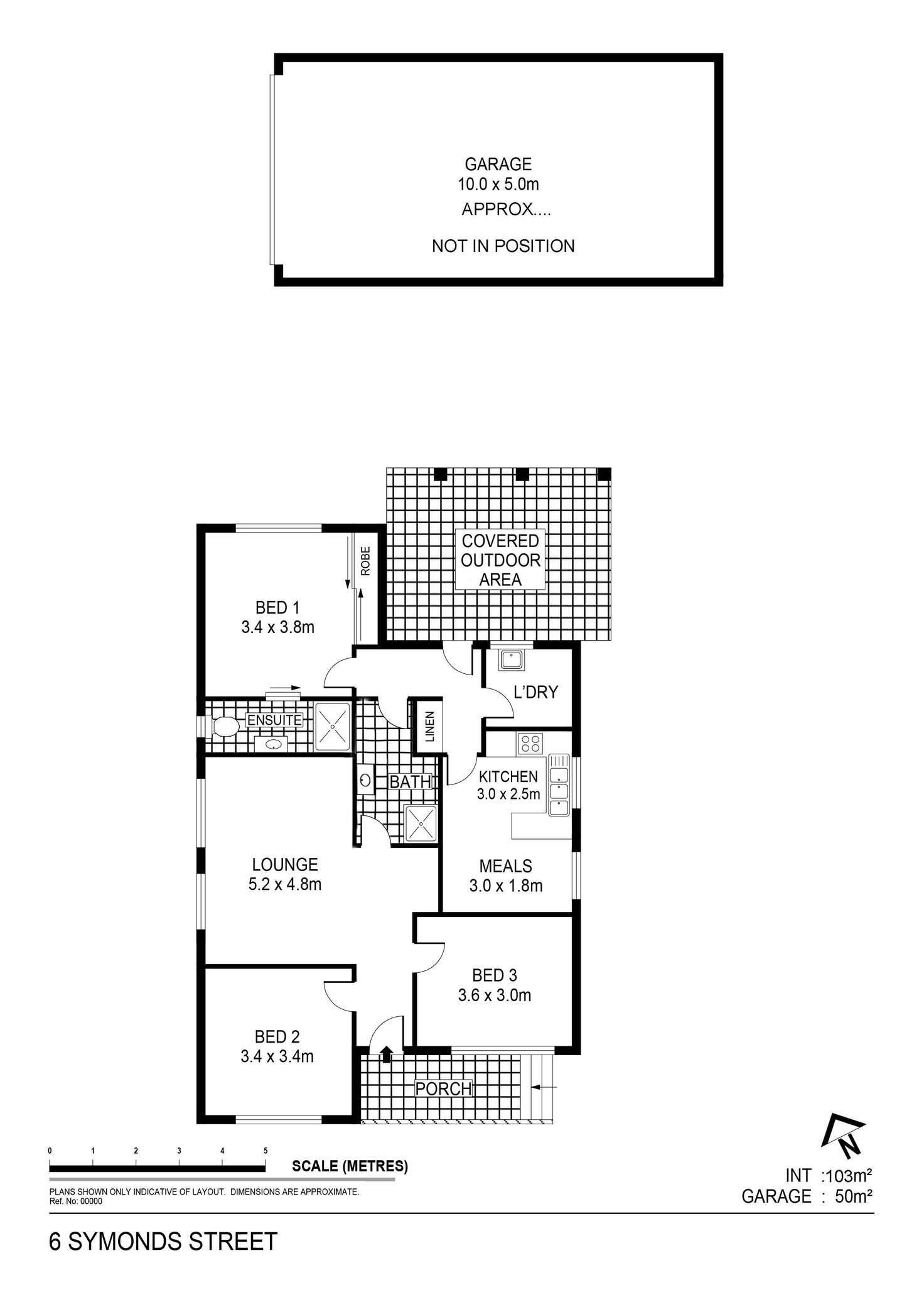 Floorplan of Homely house listing, 6 Symonds Street, Golden Square VIC 3555