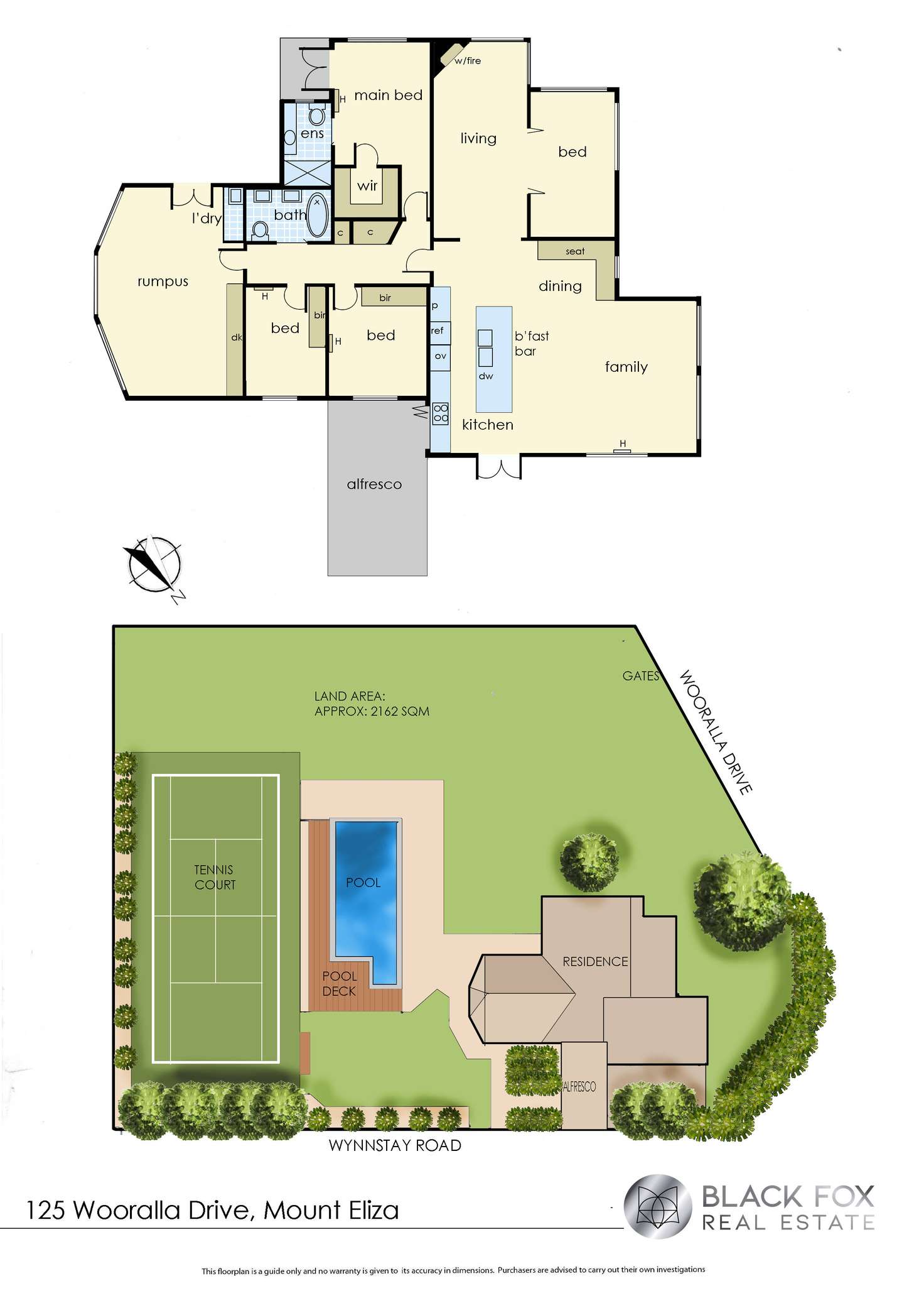 Floorplan of Homely house listing, 125 Wooralla Drive, Mount Eliza VIC 3930