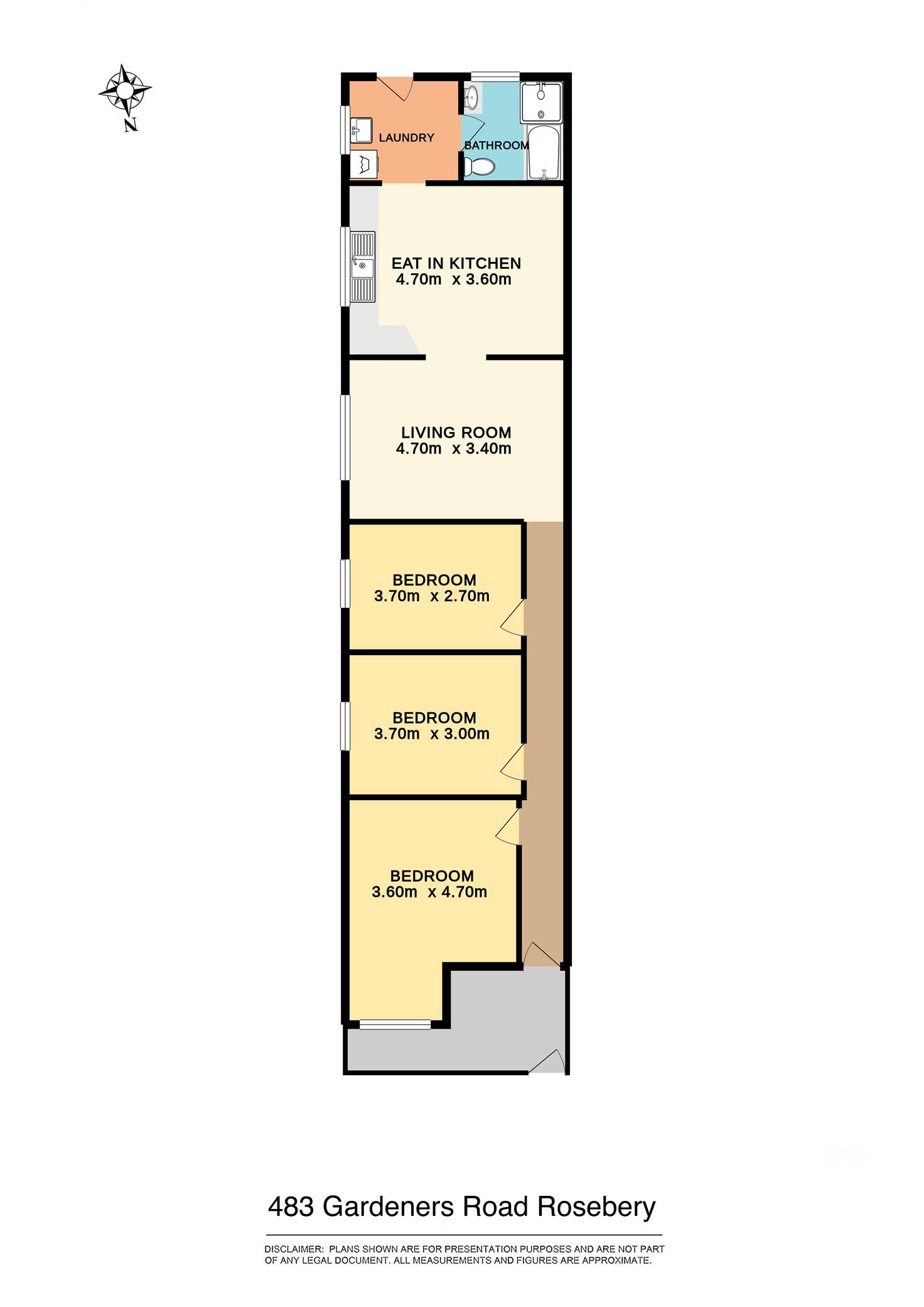 Floorplan of Homely house listing, 483 Gardeners Road, Rosebery NSW 2018