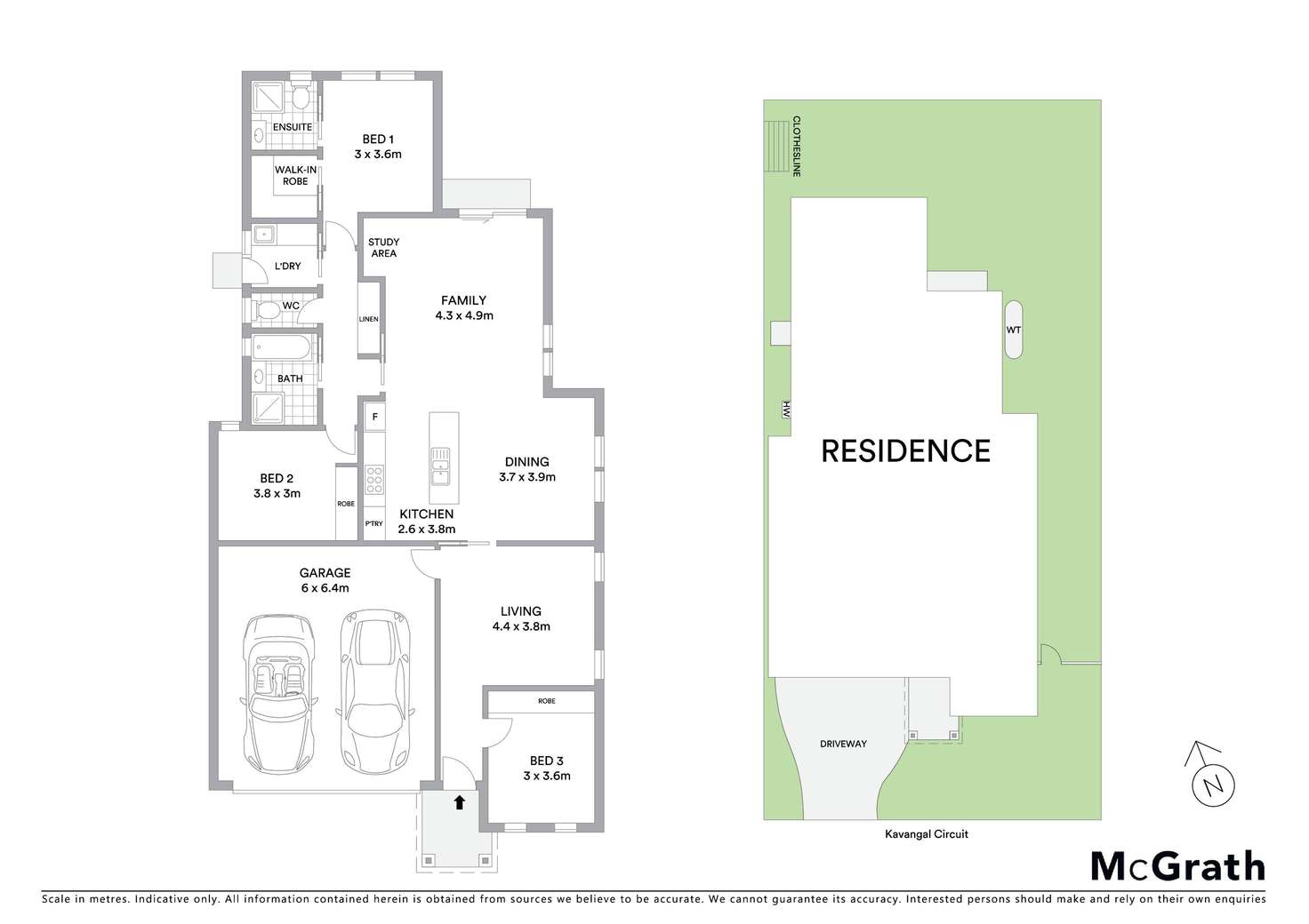 Floorplan of Homely house listing, 105 Kavangal Circuit, Ngunnawal ACT 2913