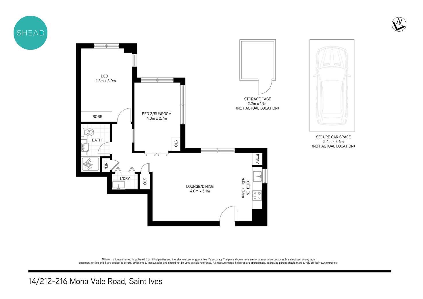 Floorplan of Homely apartment listing, 14/212-216 Mona Vale Road, St Ives NSW 2075