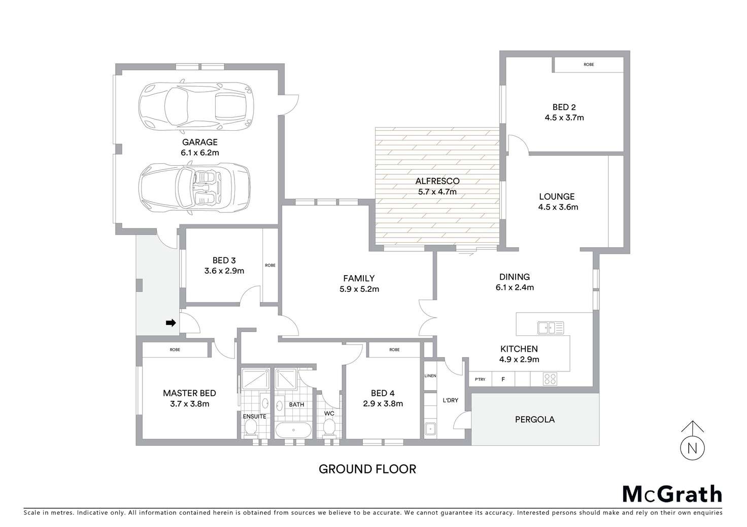 Floorplan of Homely house listing, 13 Willara Close, Amaroo ACT 2914