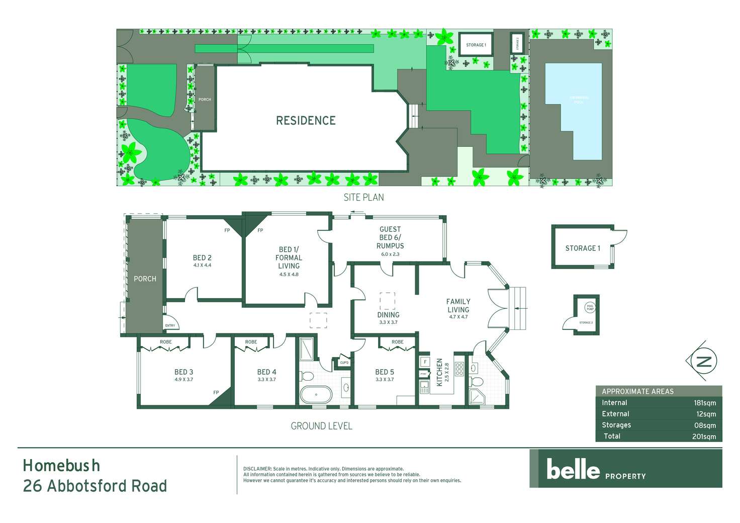 Floorplan of Homely house listing, 26 Abbotsford Road, Homebush NSW 2140