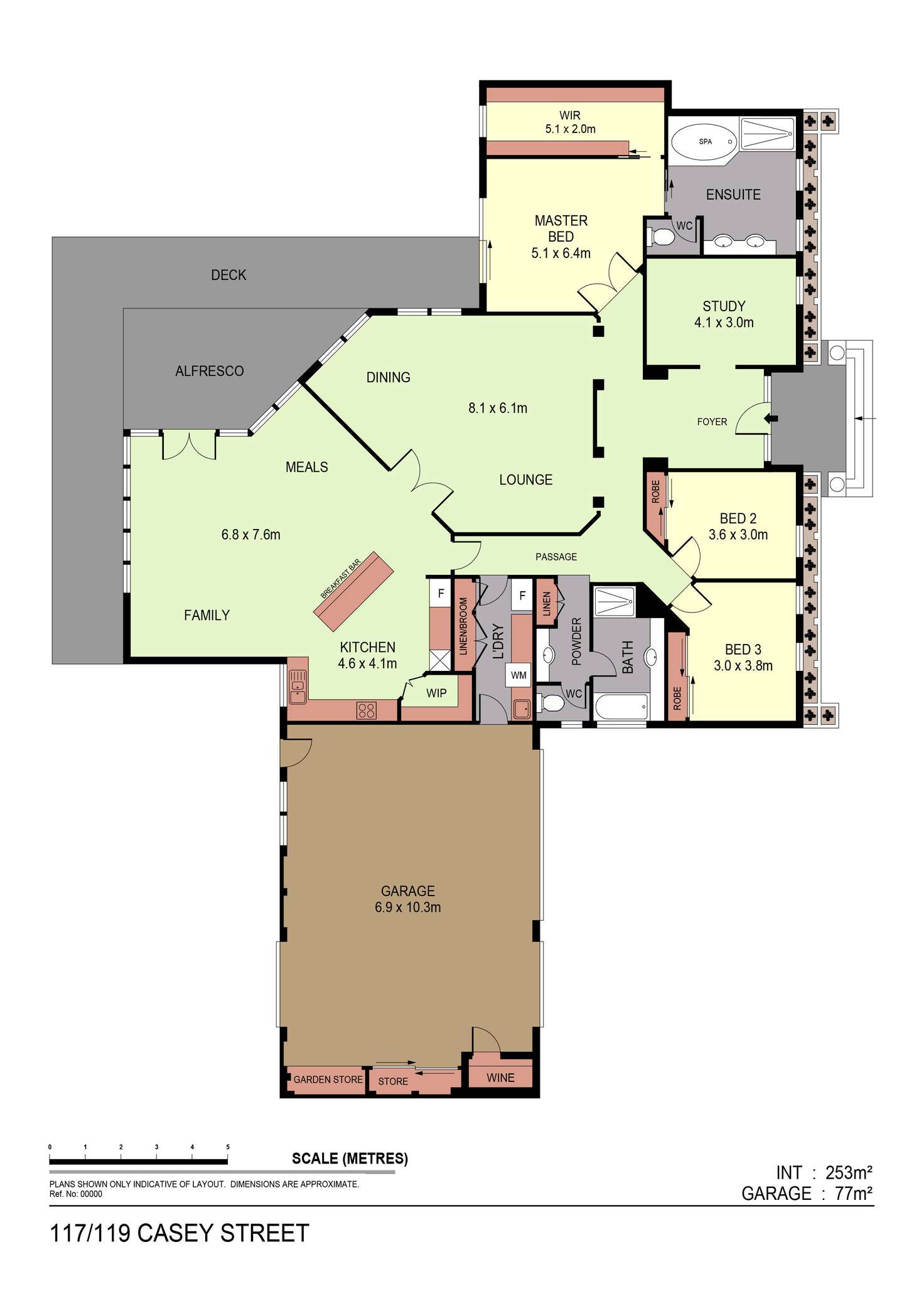 Floorplan of Homely house listing, 117-119 Casey Street, Bendigo VIC 3550