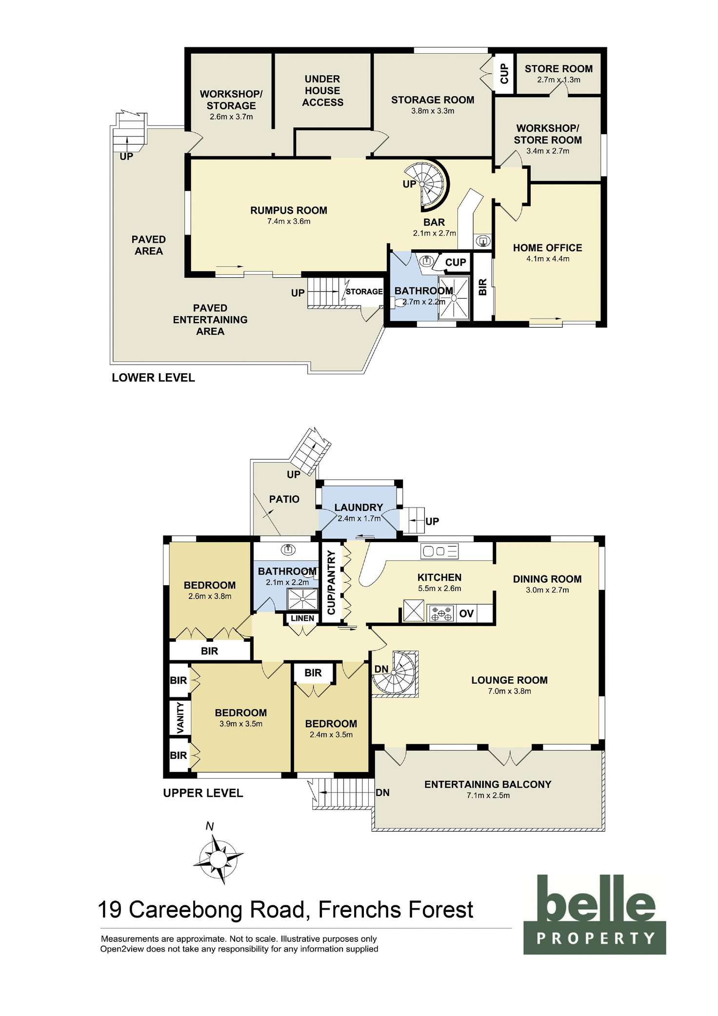 Floorplan of Homely house listing, 19 Careebong Road, Frenchs Forest NSW 2086