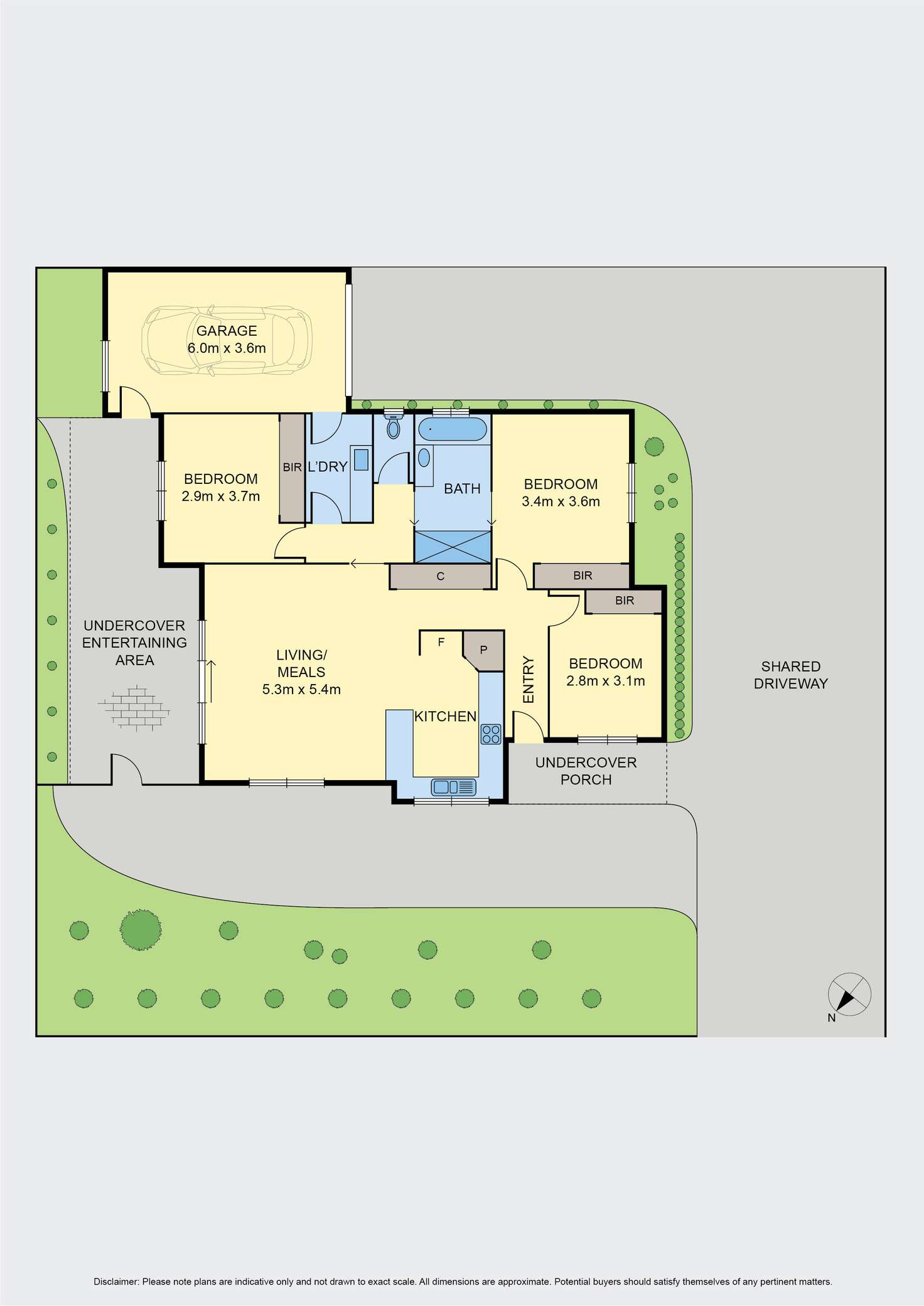 Floorplan of Homely unit listing, 1/61 Mahoneys Road, Riddells Creek VIC 3431