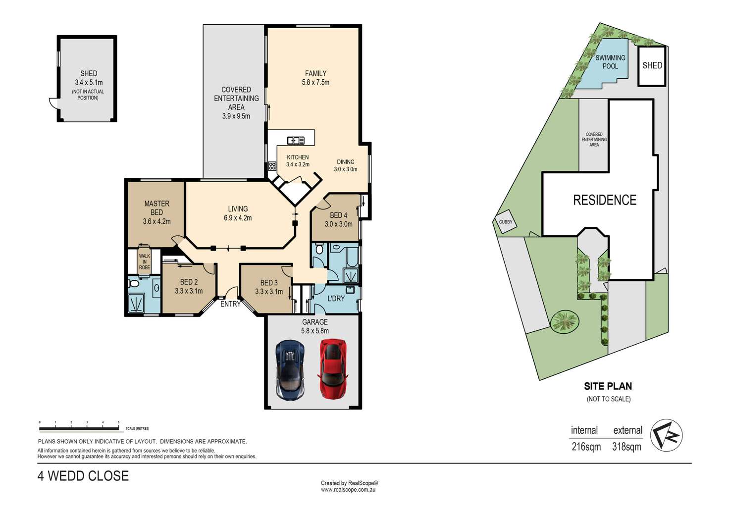Floorplan of Homely house listing, 4 Wedd Close, Wellington Point QLD 4160