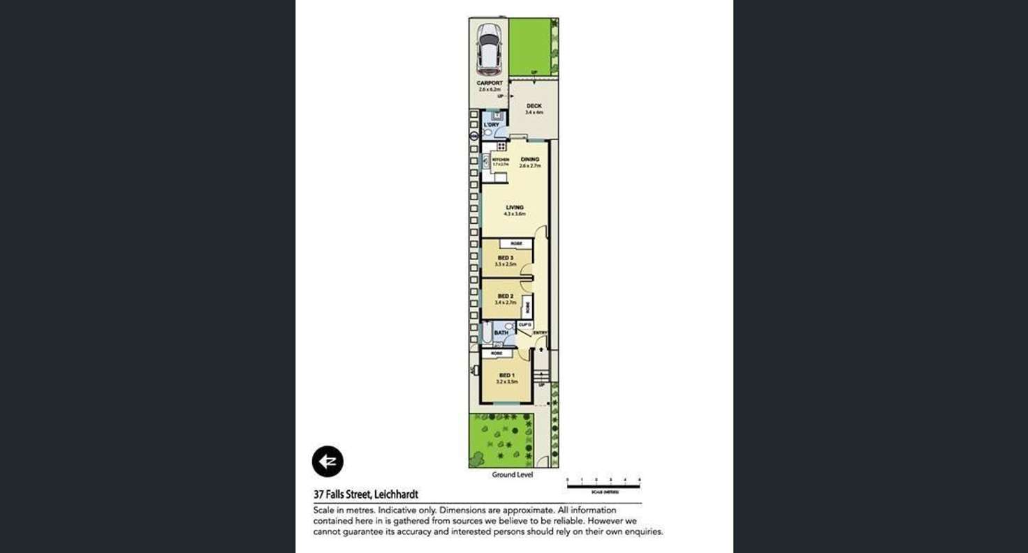 Floorplan of Homely house listing, 37 Falls Street, Leichhardt NSW 2040