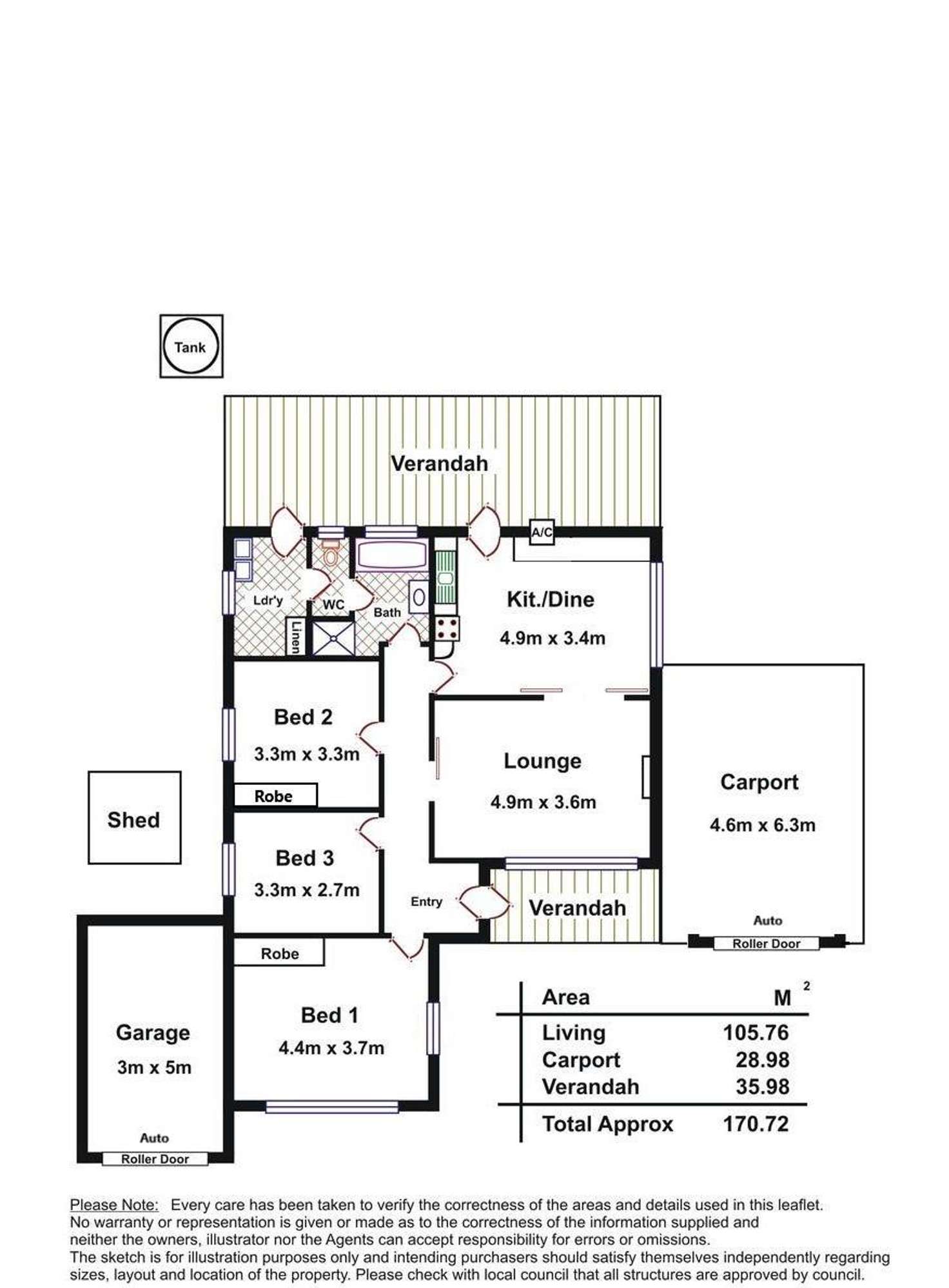 Floorplan of Homely house listing, 11 Selby Street, Kurralta Park SA 5037