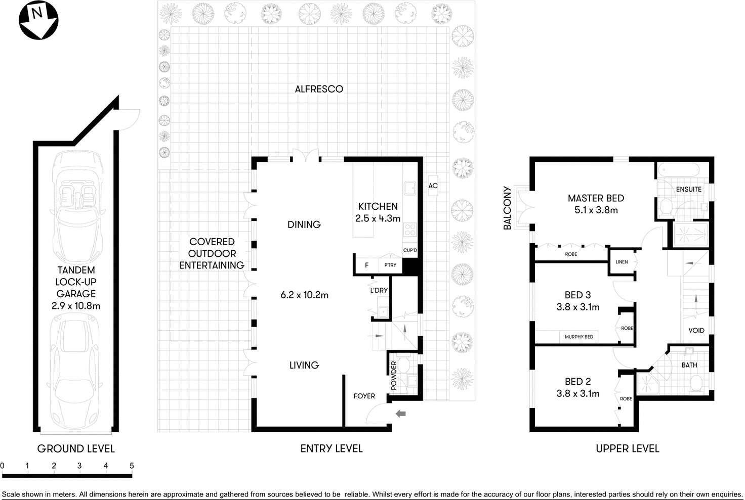 Floorplan of Homely townhouse listing, 3/43 The Boulevarde, Cammeray NSW 2062