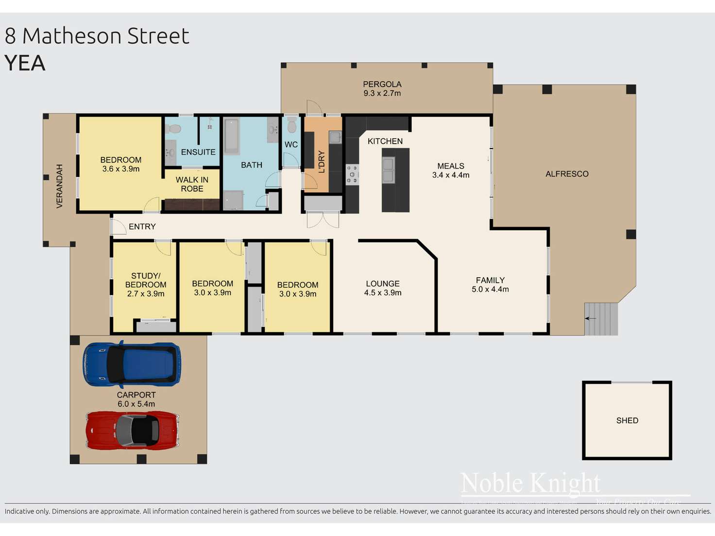 Floorplan of Homely house listing, 8 Matheson Street, Yea VIC 3717