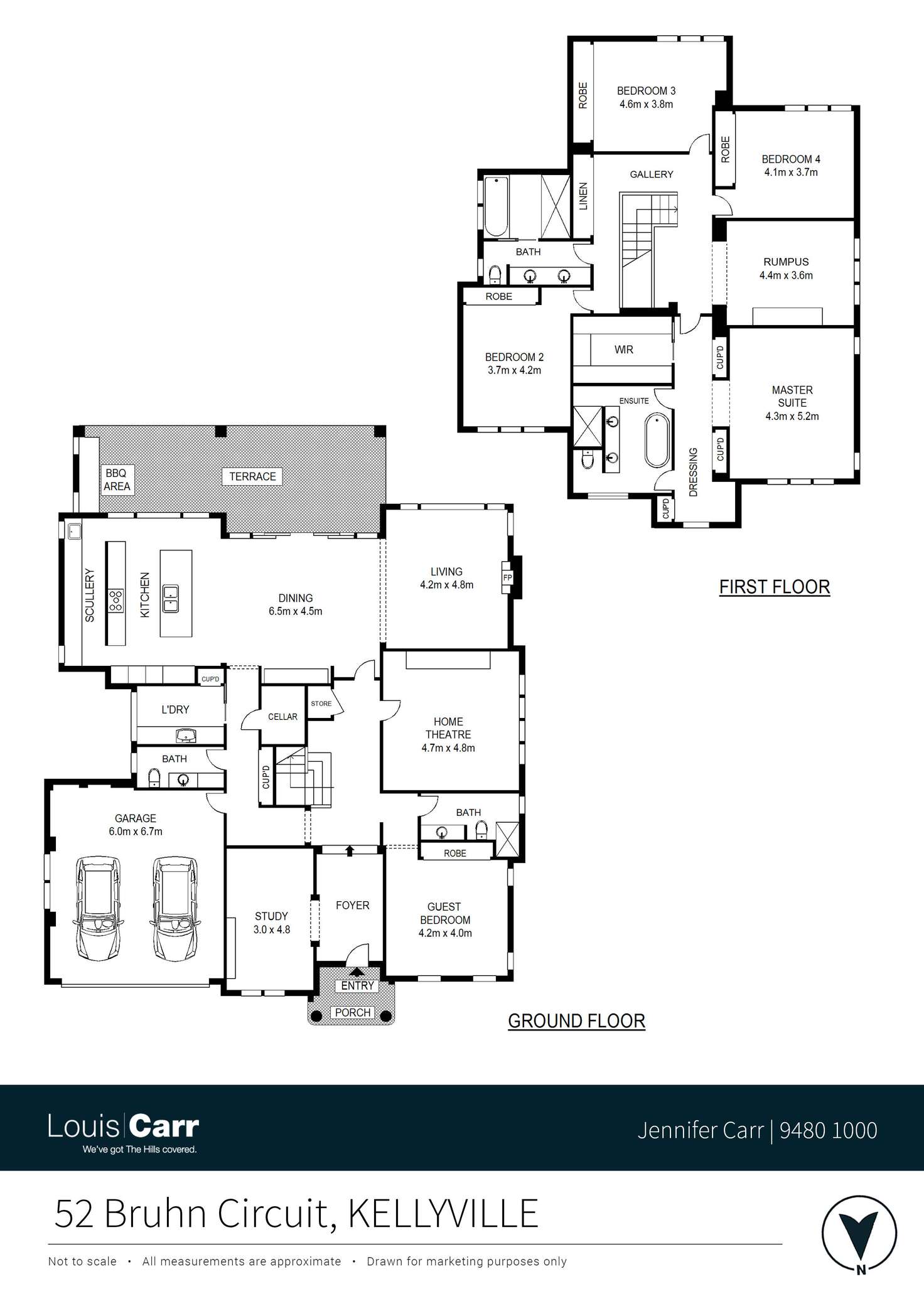 Floorplan of Homely house listing, 52 Bruhn Circuit, Kellyville NSW 2155