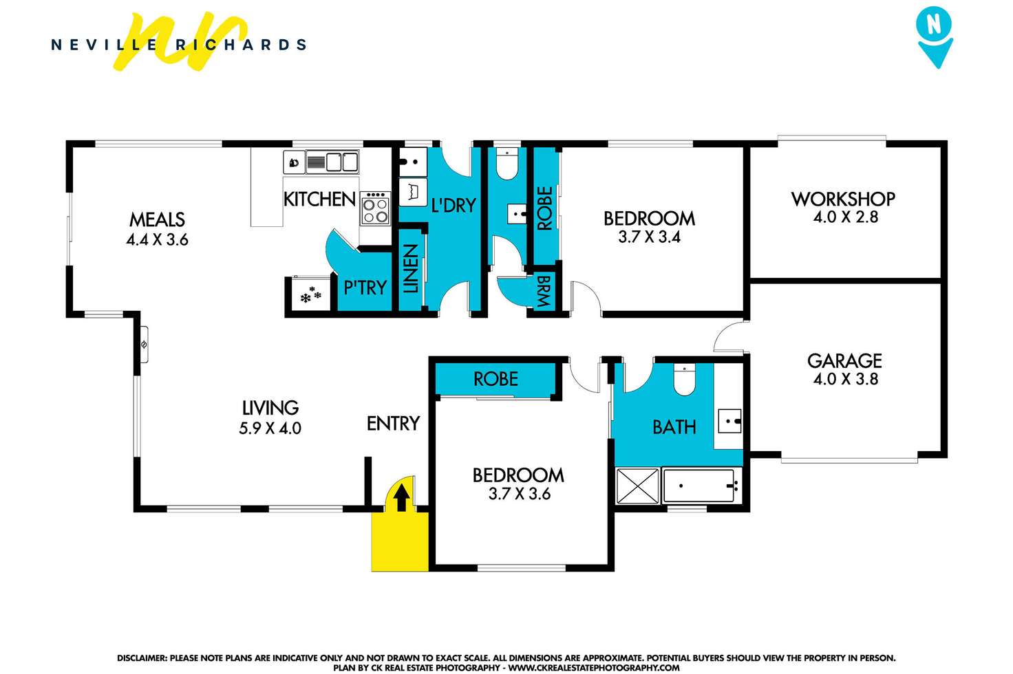 Floorplan of Homely unit listing, 9/12 Ward Street, St Leonards VIC 3223