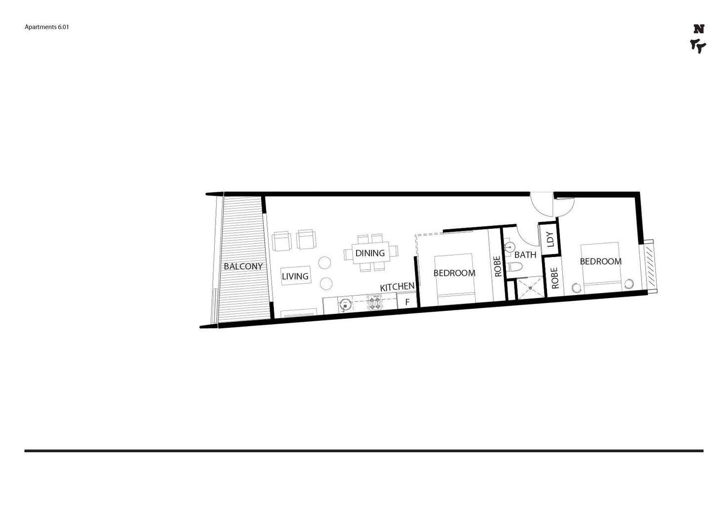 Floorplan of Homely unit listing, 61/34 Chalmers Street, Surry Hills NSW 2010