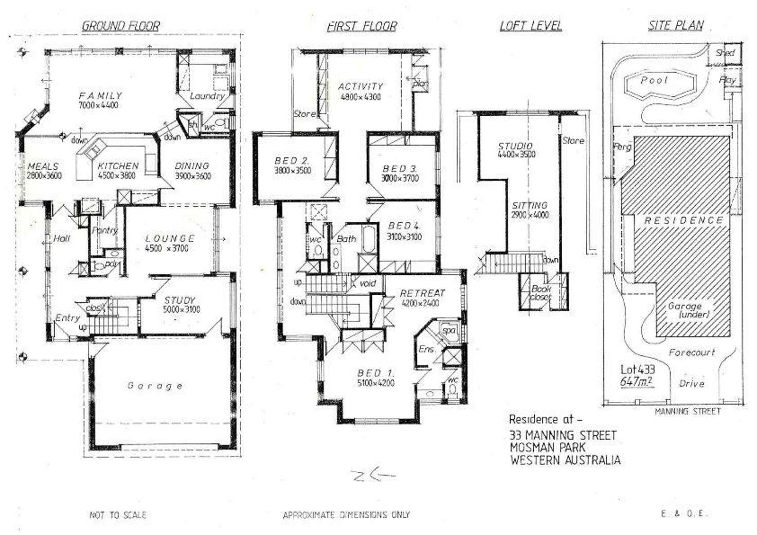 Floorplan of Homely house listing, 33 Manning Street, Mosman Park WA 6012
