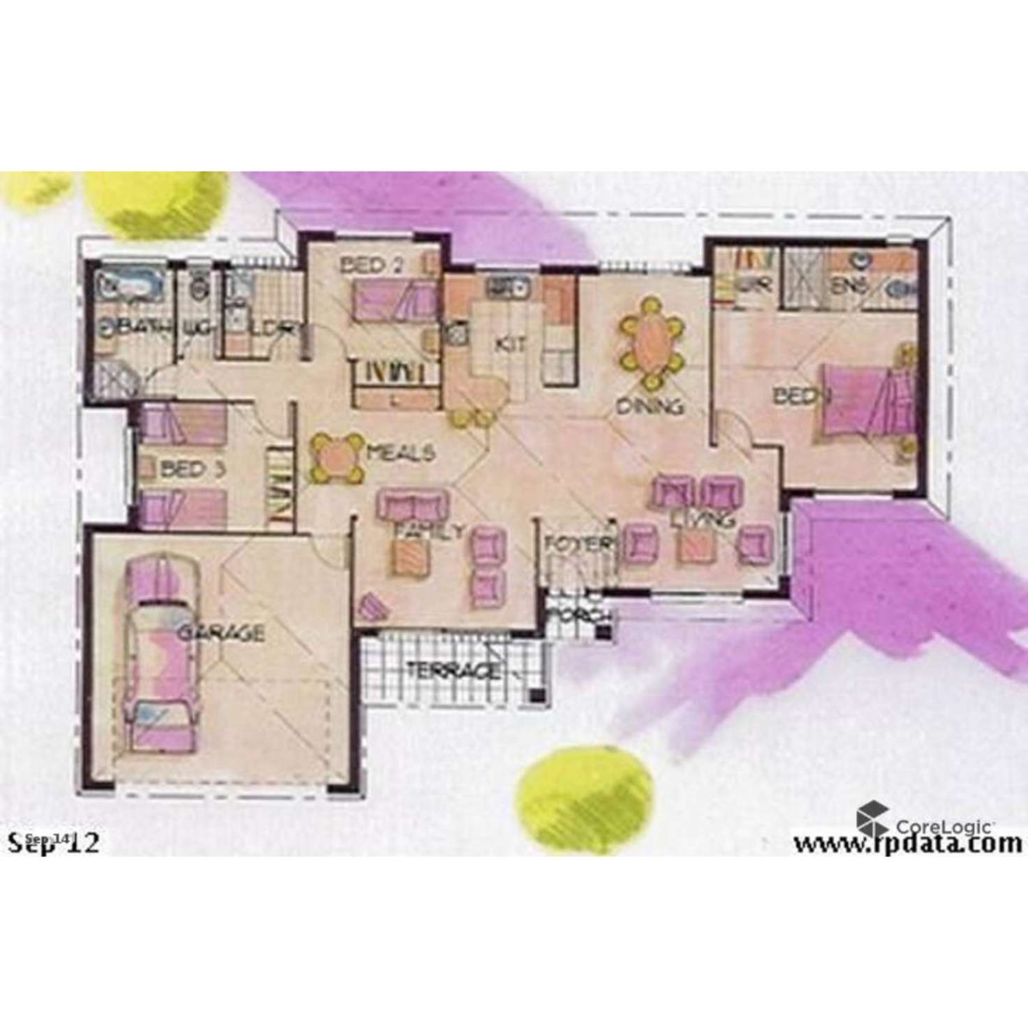 Floorplan of Homely house listing, 1 Eugene Drive, Varsity Lakes QLD 4227